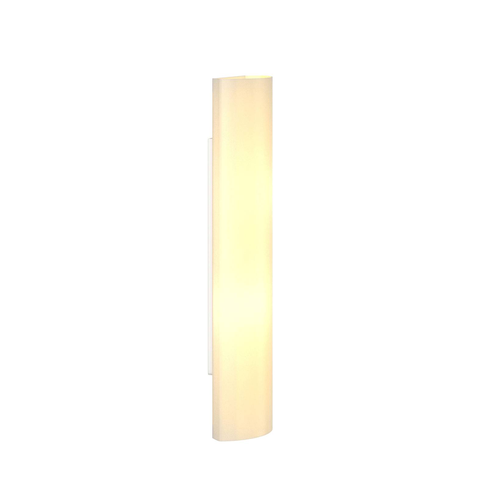 LINDBY Weiße Glaswandlampe Ophelia