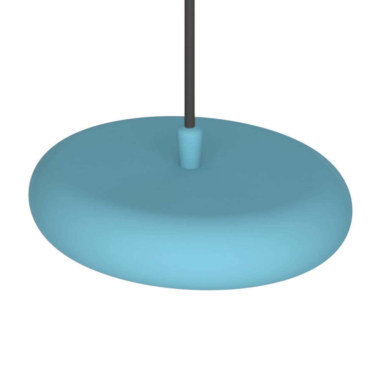 Pujol Iluminación LED-Hängeleuchte Boina, Ø 19 cm, blau