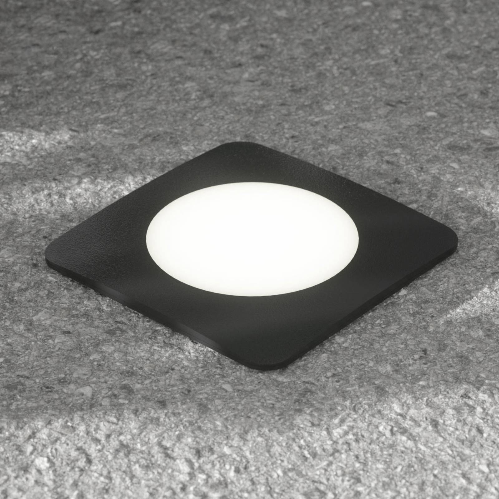 Fumagalli LED-Bodeneinbaulampe Ceci 160-SQ schwarz CCT