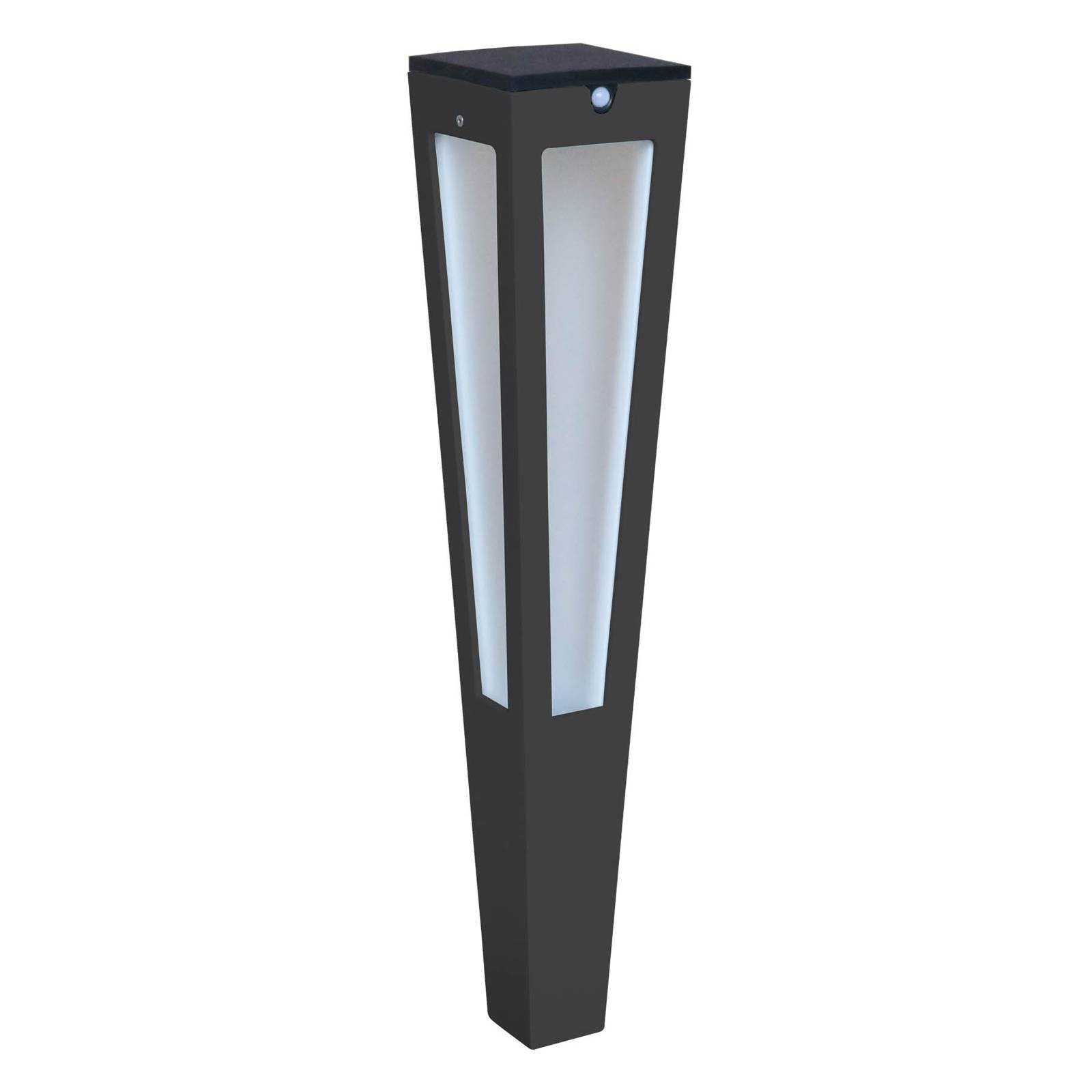 Les Jardins LED-Solarfackel Tinka mit Sensor, 62 cm, grau