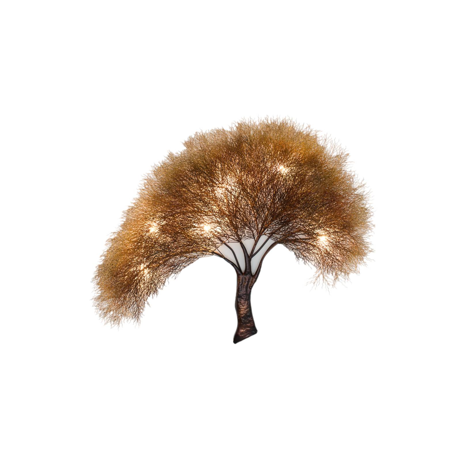 Holländer Wandleuchte Acacia im Baumdesign, dimmbar
