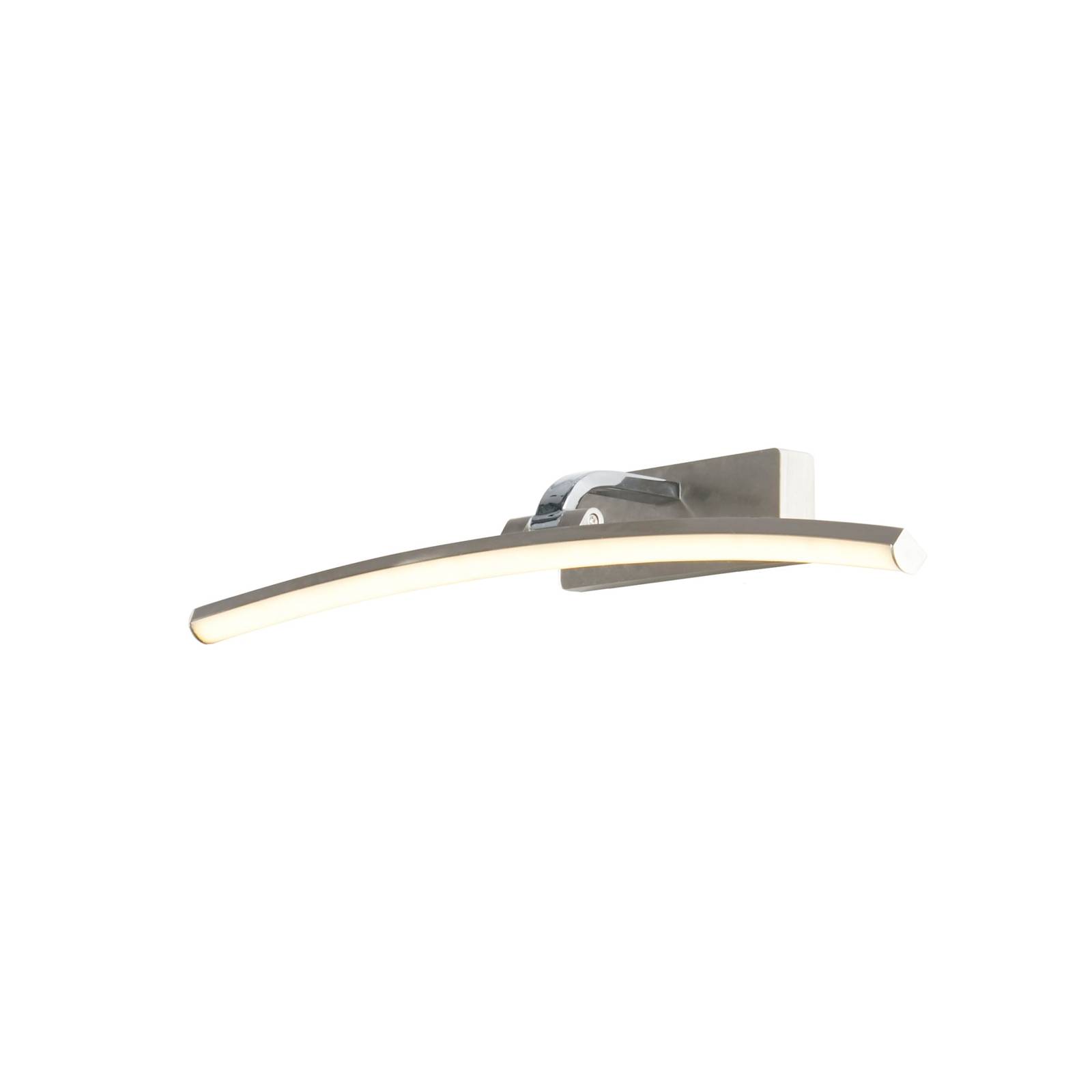 Searchlight LED-Wandleuchte Santorini, Breite 50 cm, chrom, neigbar