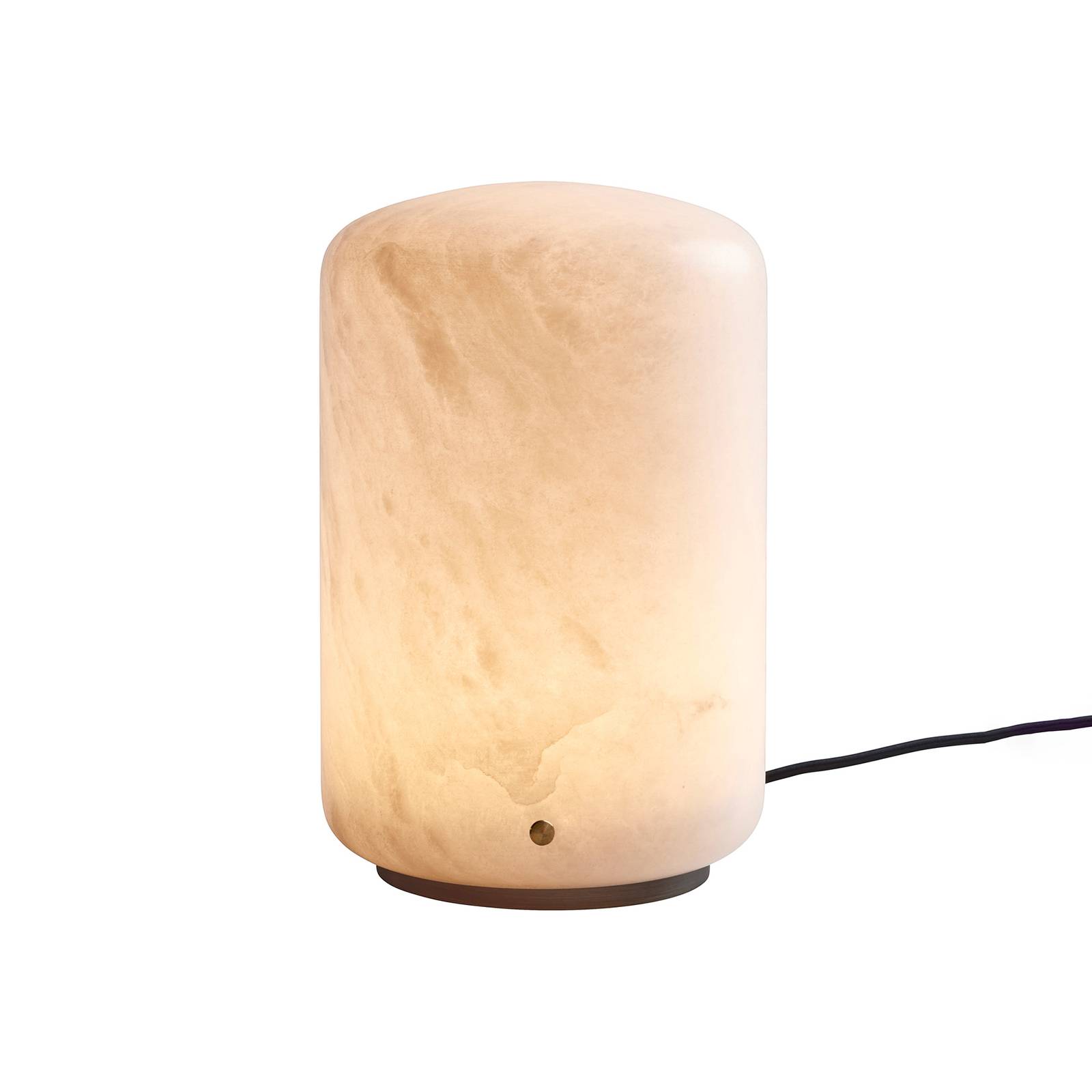 Carpyen LED-Tischleuchte Capsule aus Alabaster Höhe 30,2cm
