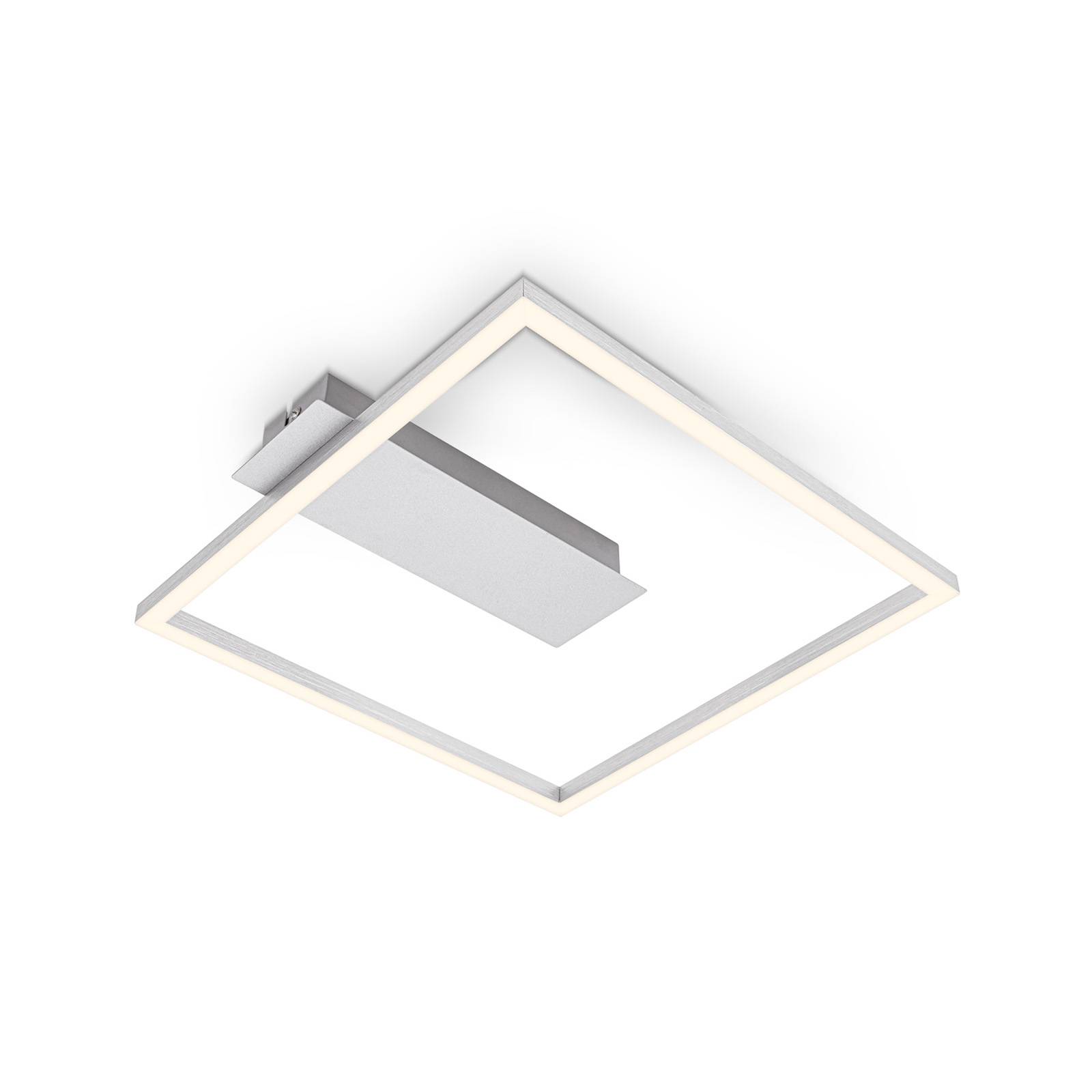 Briloner LED-Deckenleuchte 3771 in Rahmenform, alu