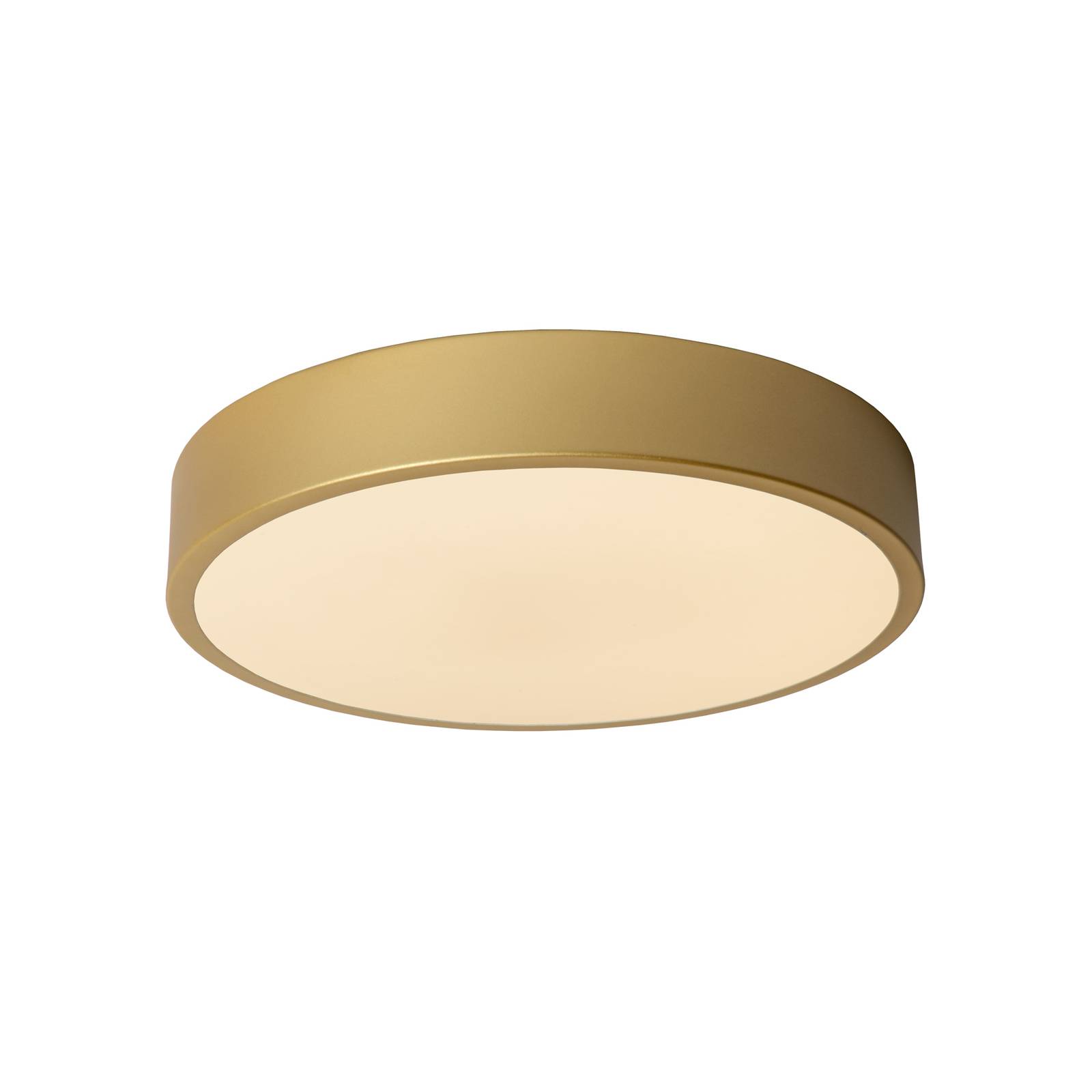 Lucide LED-Deckenleuchte Unar, gold matt, Ø 30 cm