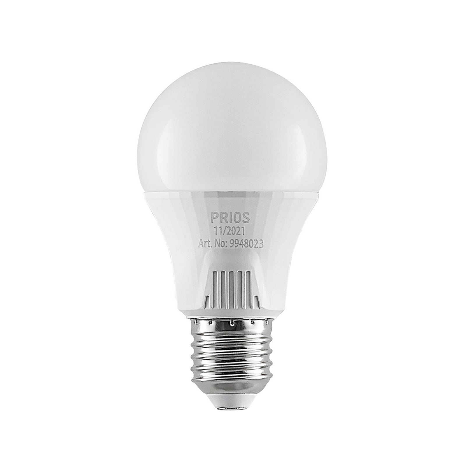 PRIOS LED-Lampe E27 A60 11W weiß 2.700K