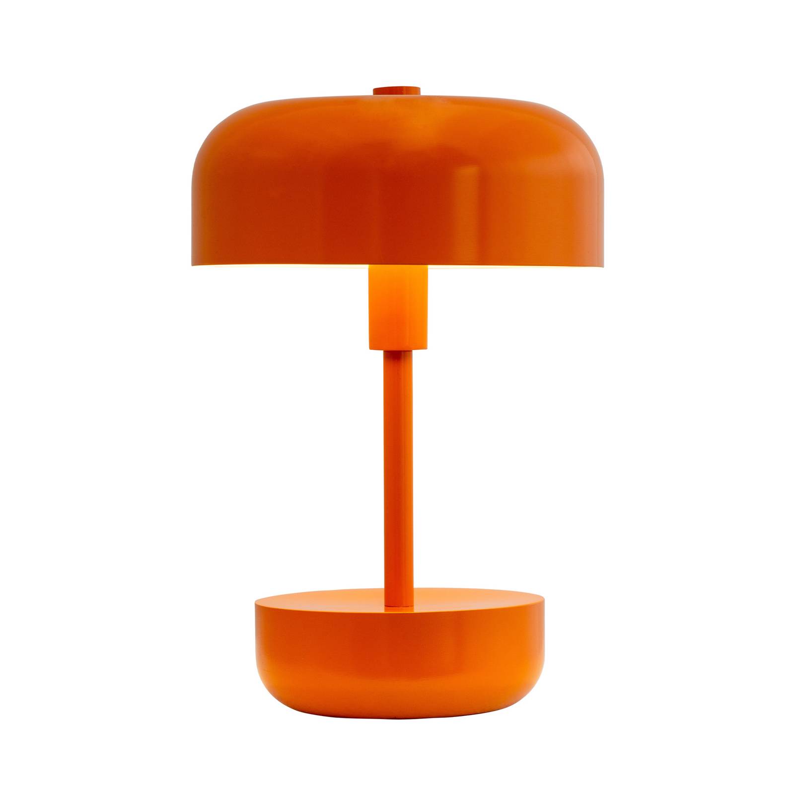 Dyberg Larsen Haipot LED-Tischleuchte Akku orange