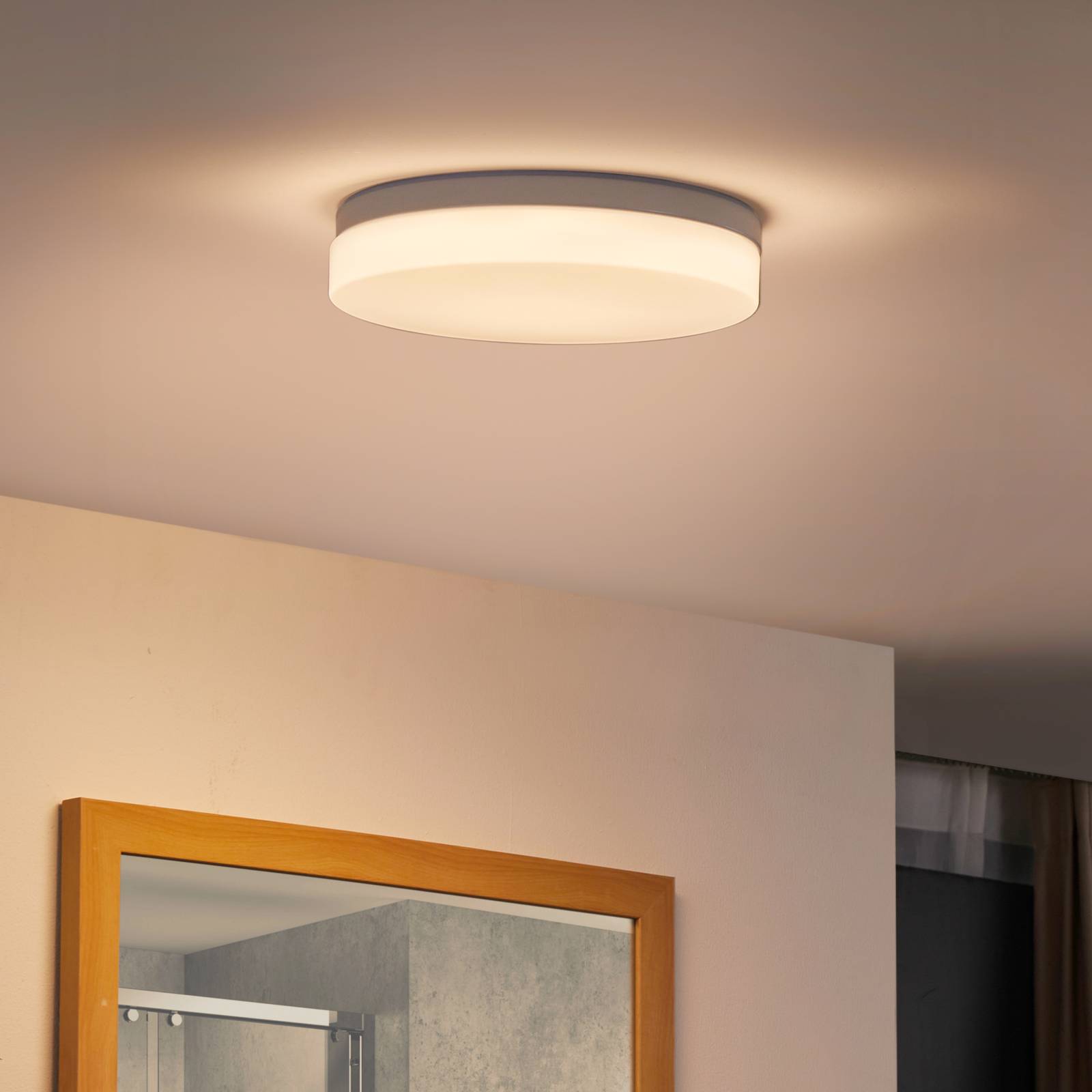 Prios Wynion LED-Deckenlampe CCT DIP-Schalter 30cm
