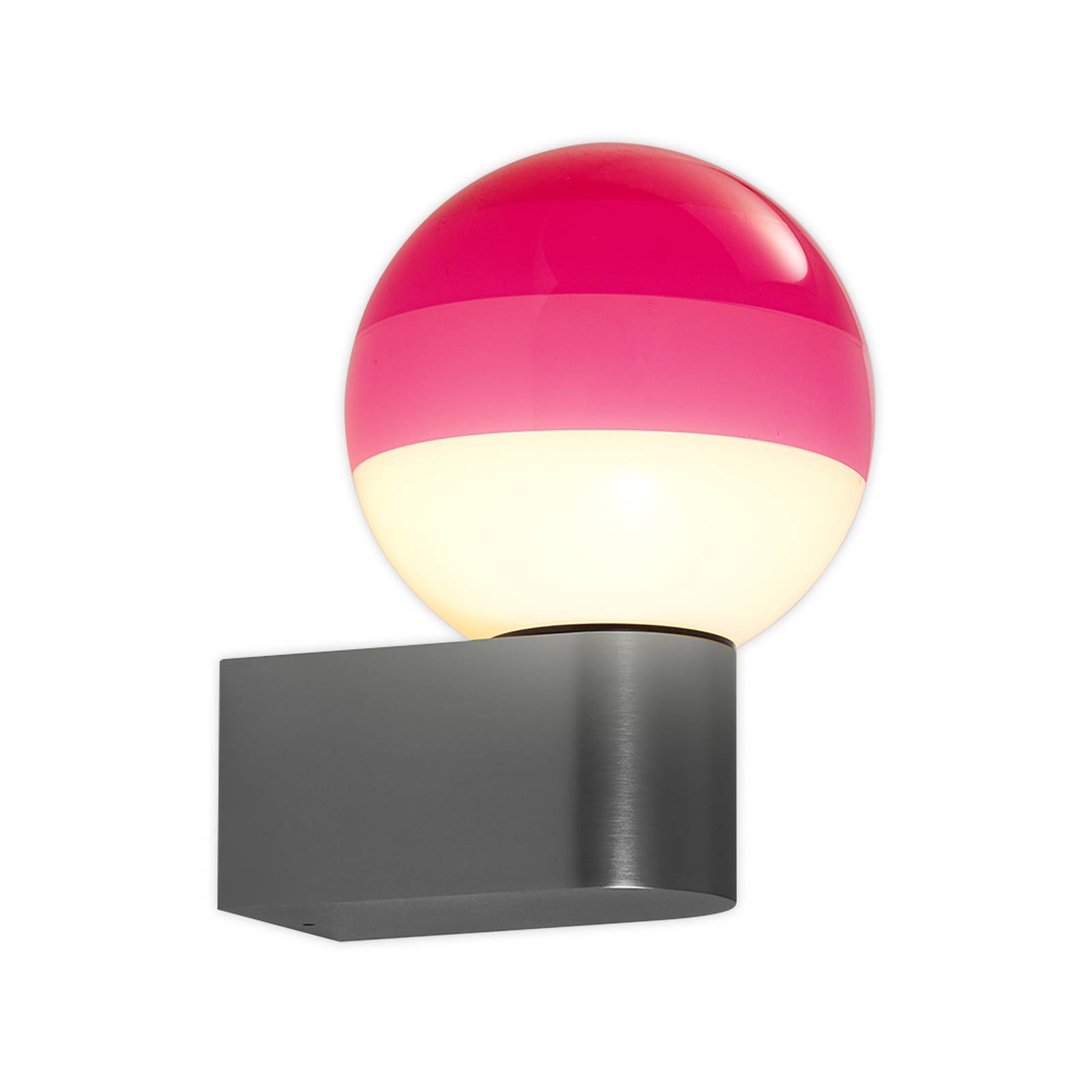 MARSET Dipping Light A1 LED-Wandlampe, rosa/grau