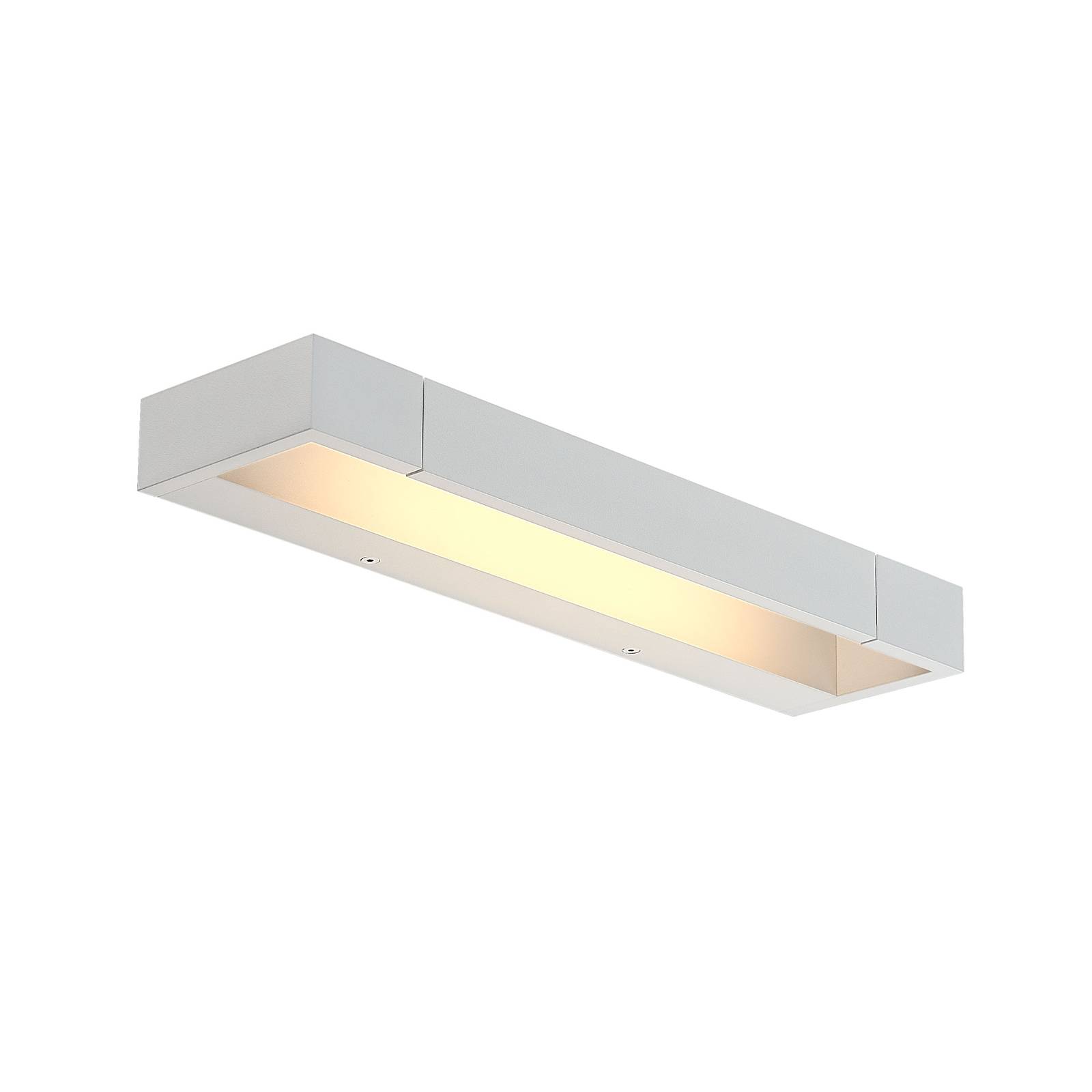 Arcchio Jora LED-Wandlampe, IP44, weiß, 40 cm