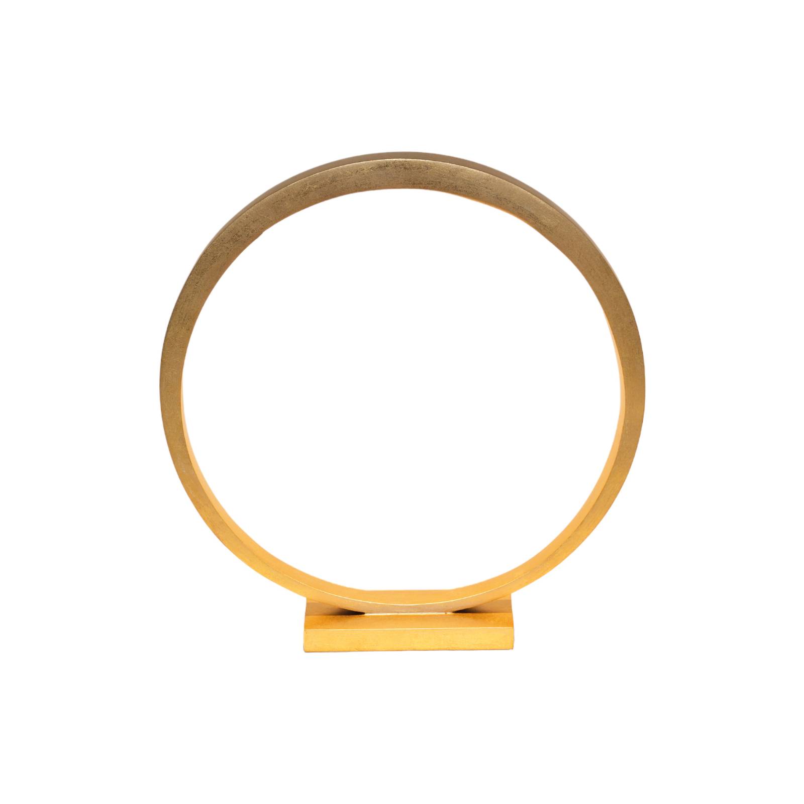 Holländer LED-Tischleuchte Asterisco Ringdesign gold Dimmer