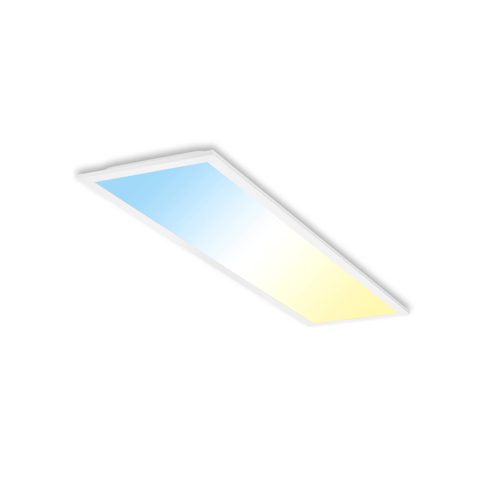 Briloner LED-Panel Piatto CCT Fernbedienung 100x25 weiß