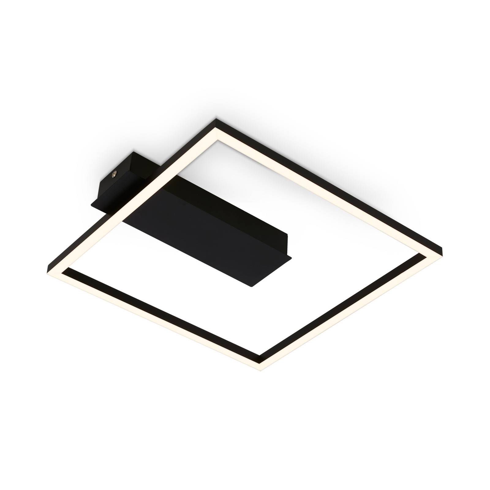 Briloner LED-Deckenleuchte 3771 in Rahmenform, schwarz