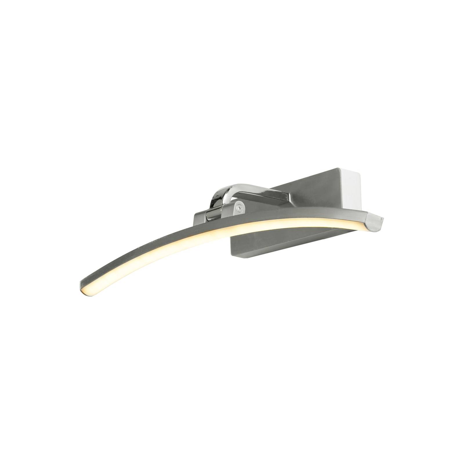 Searchlight LED-Wandleuchte Santorini, Breite 40 cm, chrom, neigbar