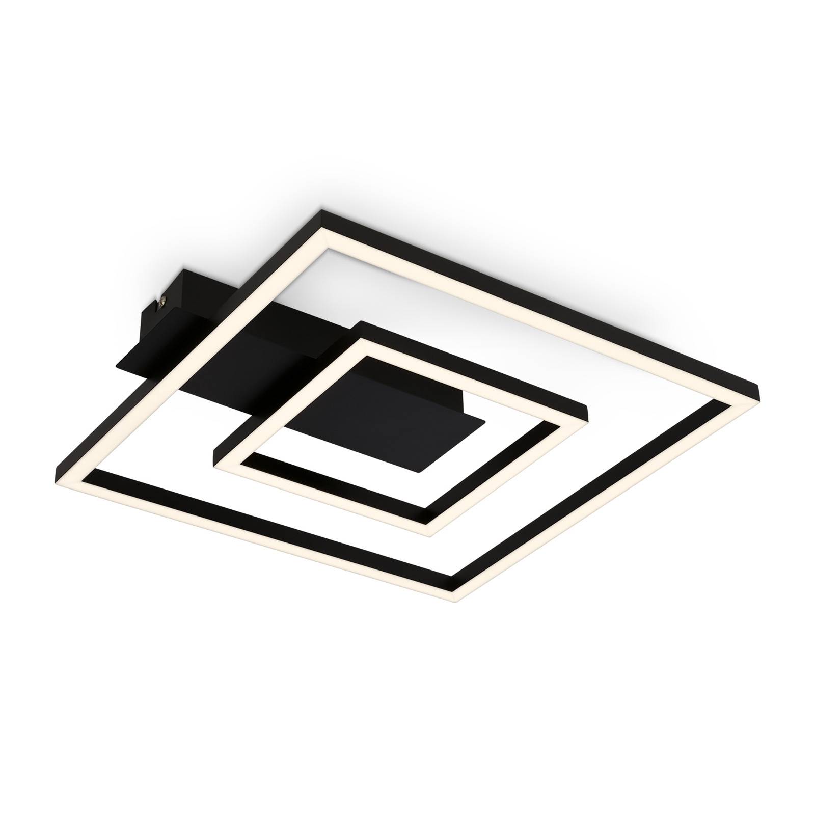 Briloner LED-Deckenleuchte 3772 mit 2 Rahmen, schwarz