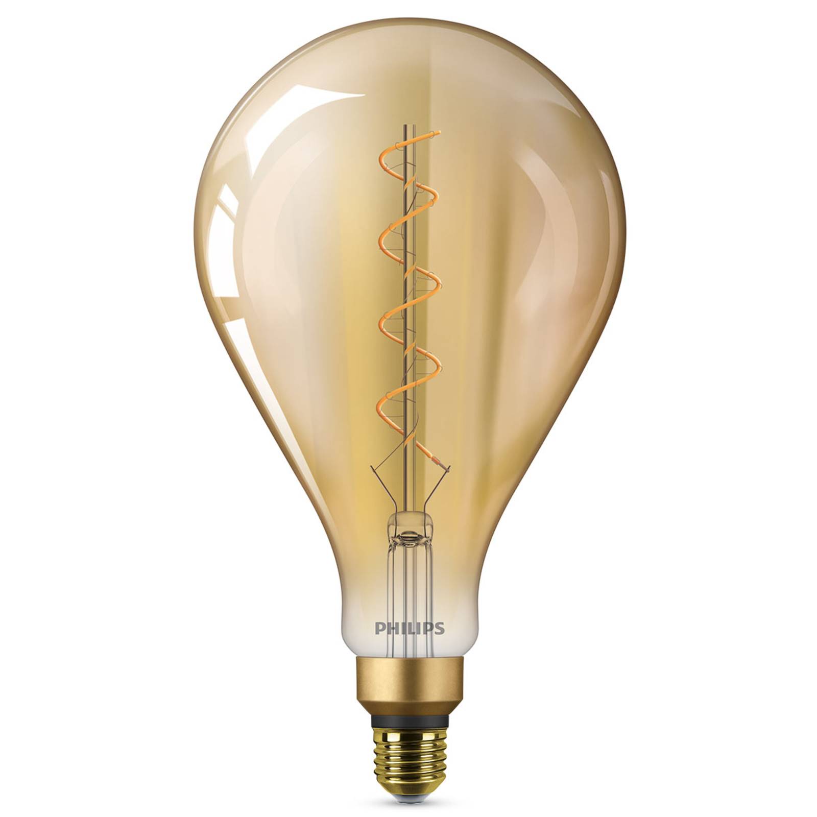 Philips E27 4,5W LED-Lampe Giant, warmweiß, gold