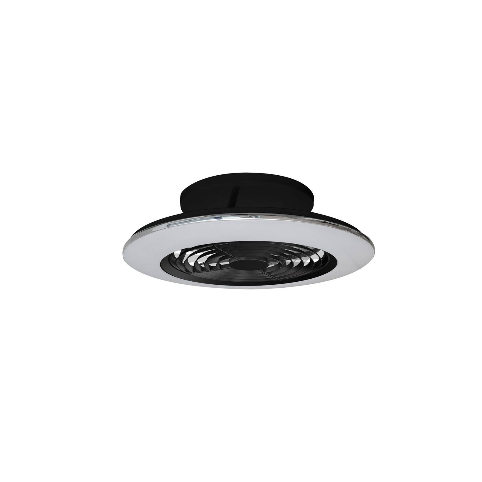 Mantra Iluminación LED-Deckenventilator Alisio mini, schwarz
