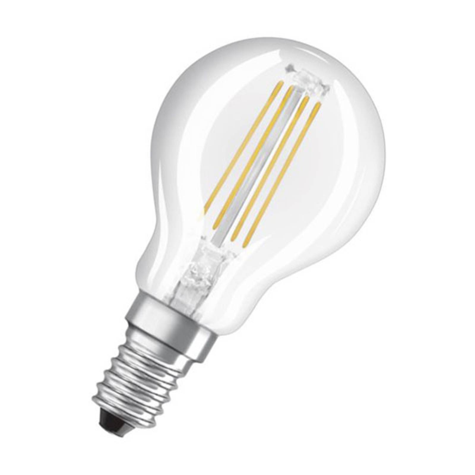 Osram LED-Tropfenlampe E14 4,8W Filament 2.700K dimmbar