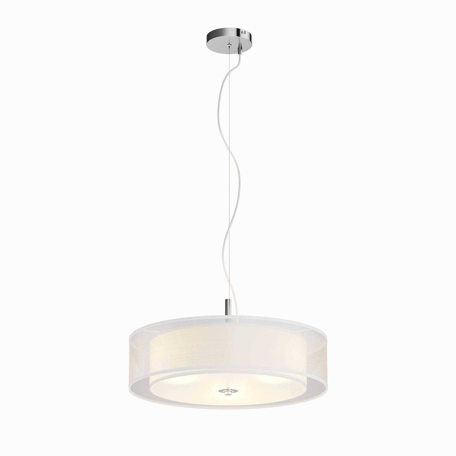 Lindby Textilpendelleuchte Pikka für E27-LED-Lampen