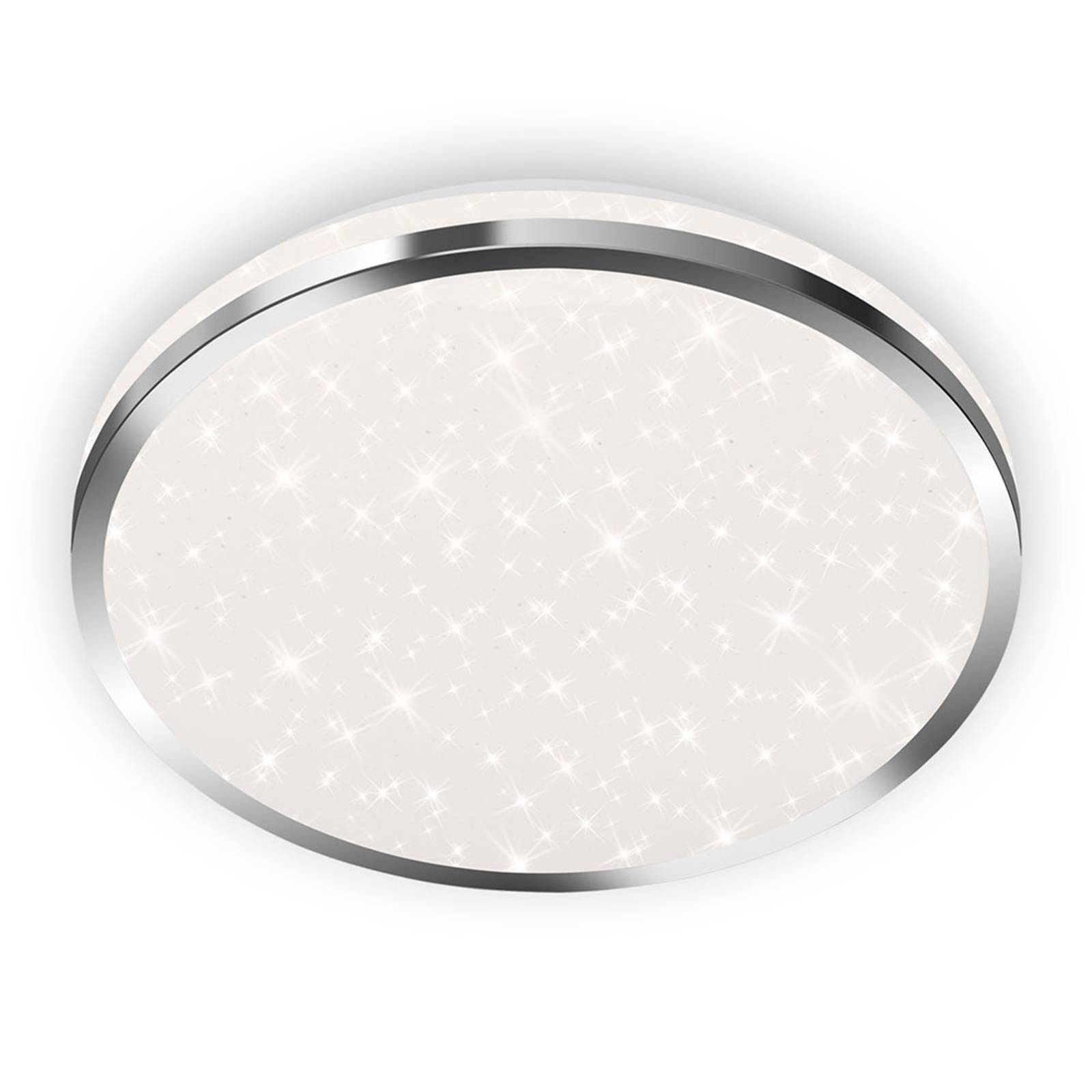 Briloner LED-Deckenleuchte Acorus, IP44, Sternendekor, Ø 28 cm
