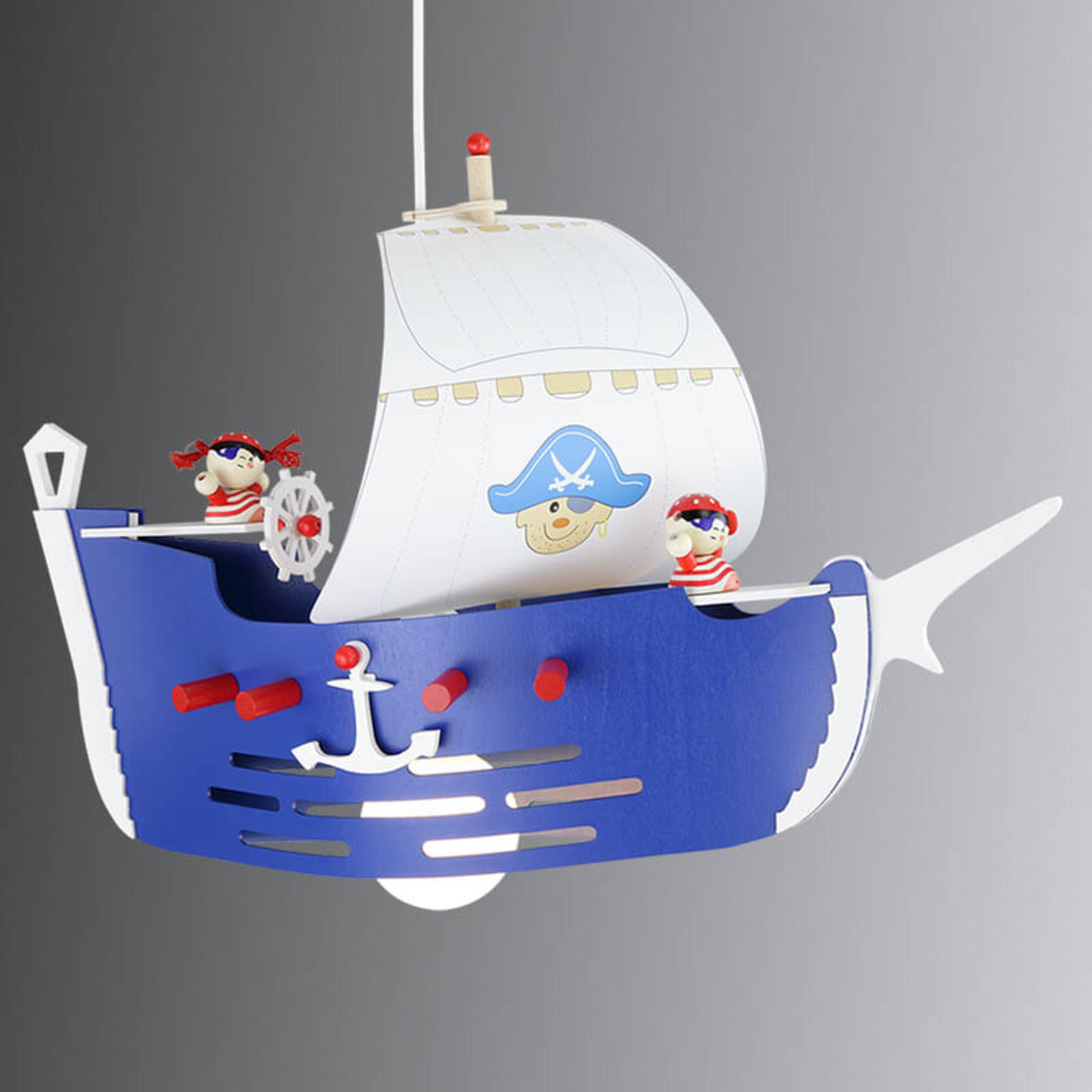 Elobra Hängeleuchte Piratenschiff fürs Kinderzimmer