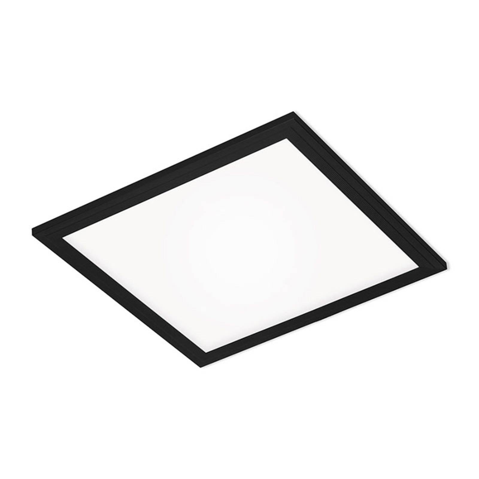 Briloner LED-Panel Simple, schwarz, ultraflach, 30x30cm