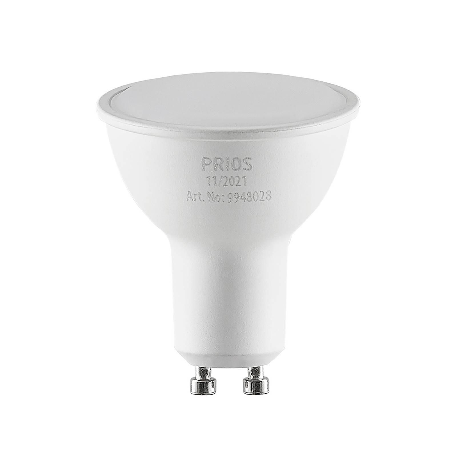 PRIOS LED-Reflektor GU10 5W 3.000K 120°