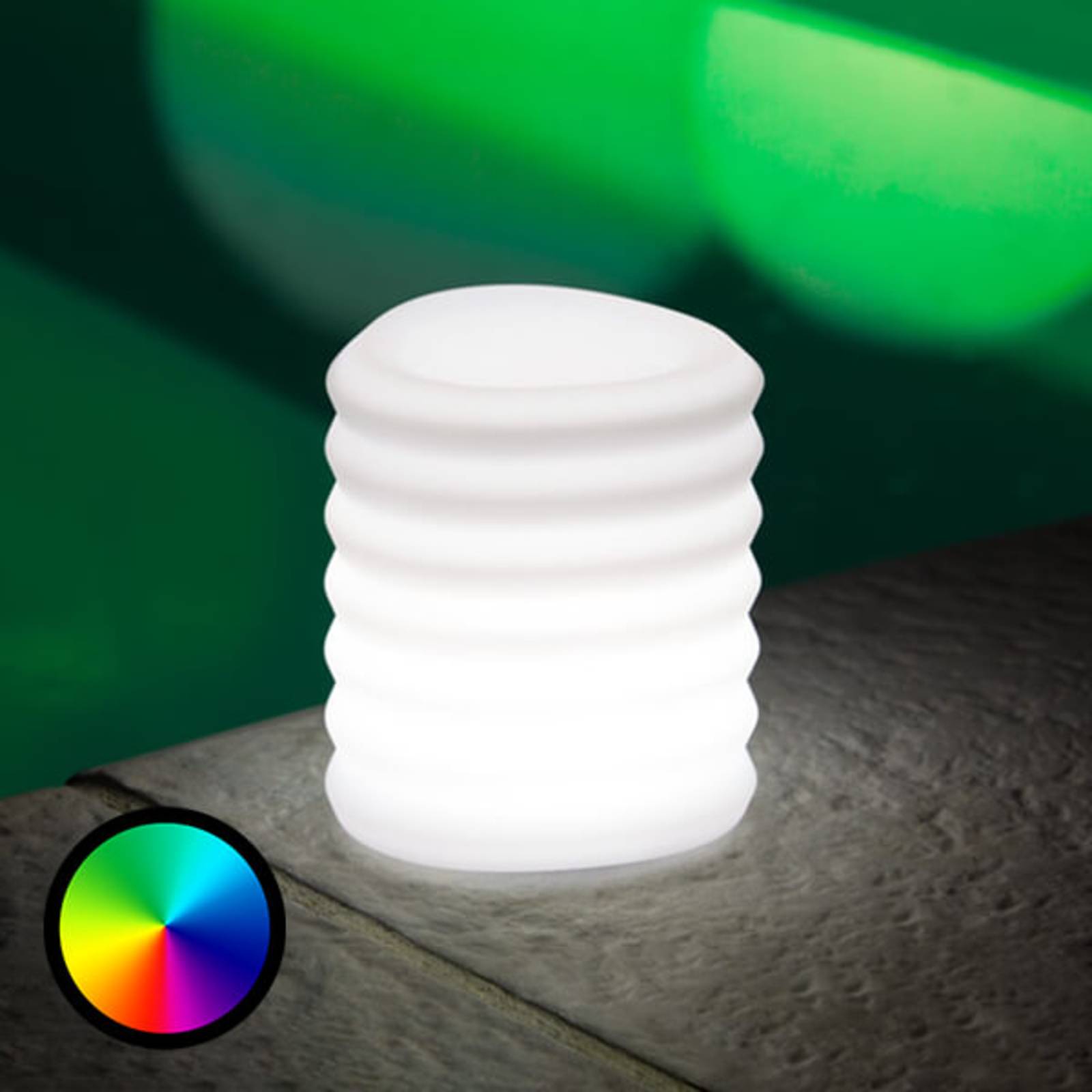 Smart&Green Per Smartphone steuerbare LED-Dekoleuchte Lampion