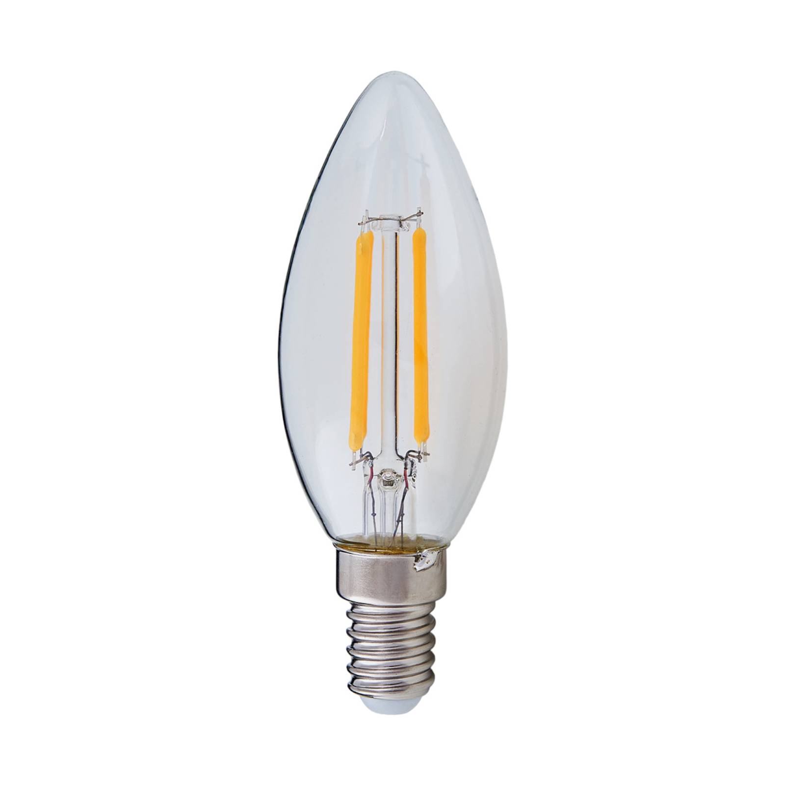 LINDBY E14 LED-Kerzenlampe Filament 4W, 470 lm, 2.700 K