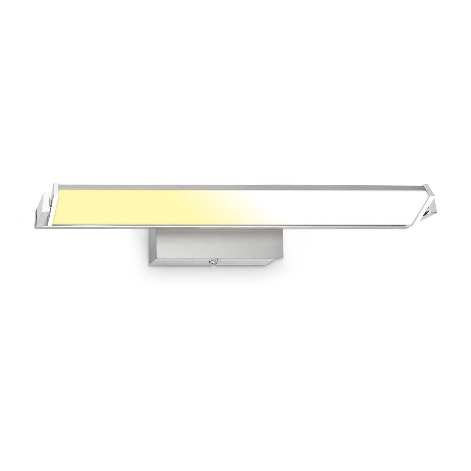 Briloner LED-Wandleuchte Udonga, schwenkbar, CCT, dim, nickel