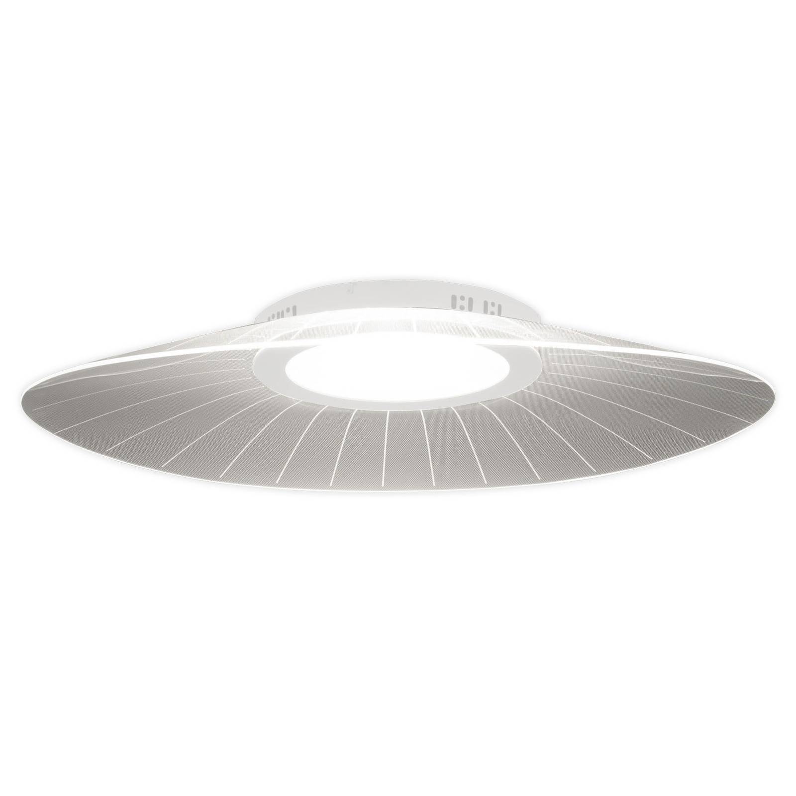 Fabas Luce LED-Deckenleuchte Vela, weiß, dimmbar