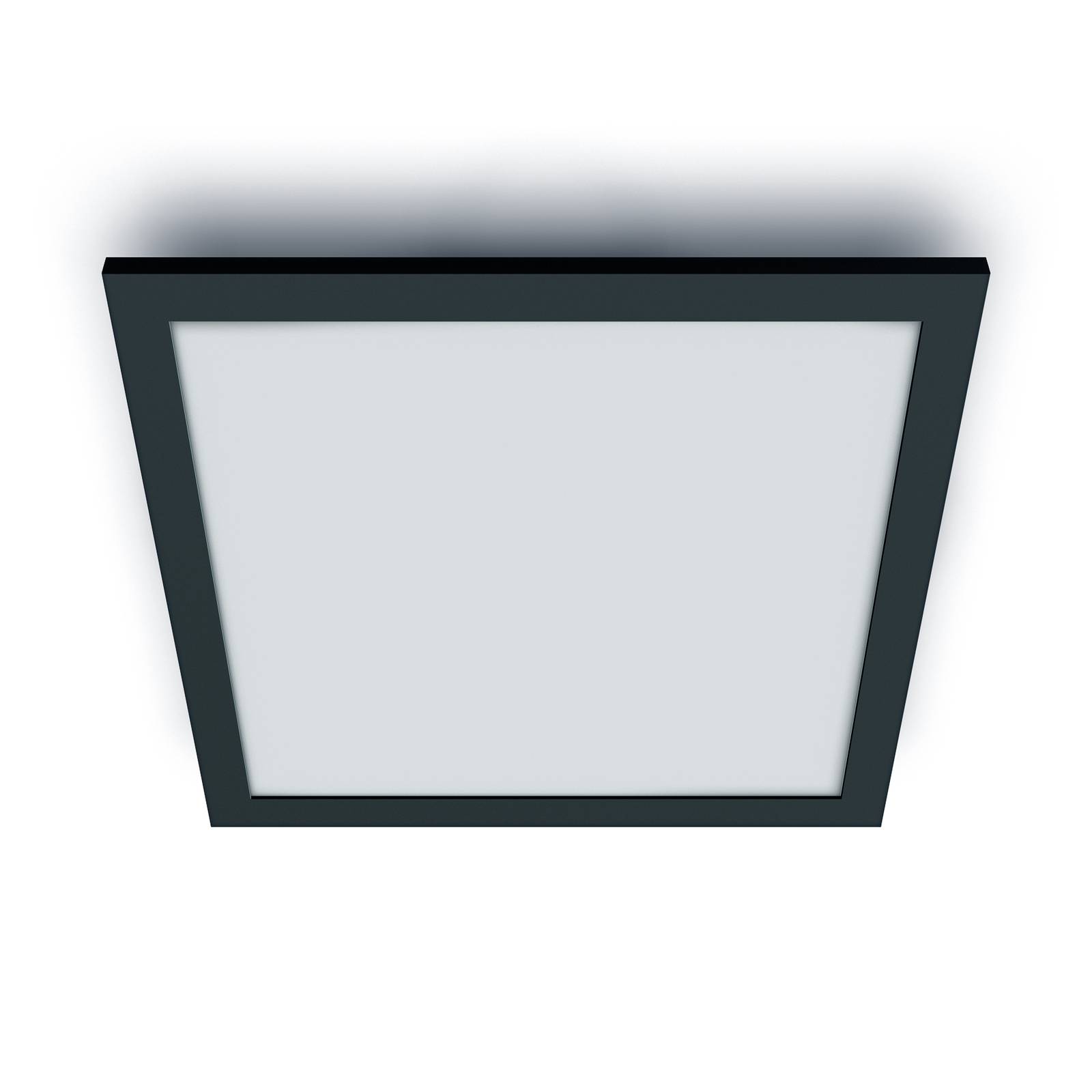WiZ LED-Deckenleuchte Panel, schwarz, 60x60 cm