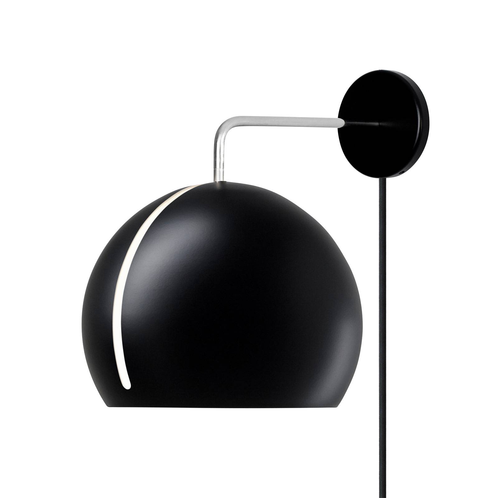 Nyta Tilt Globe Wall Wandlampe mit Stecker schwarz