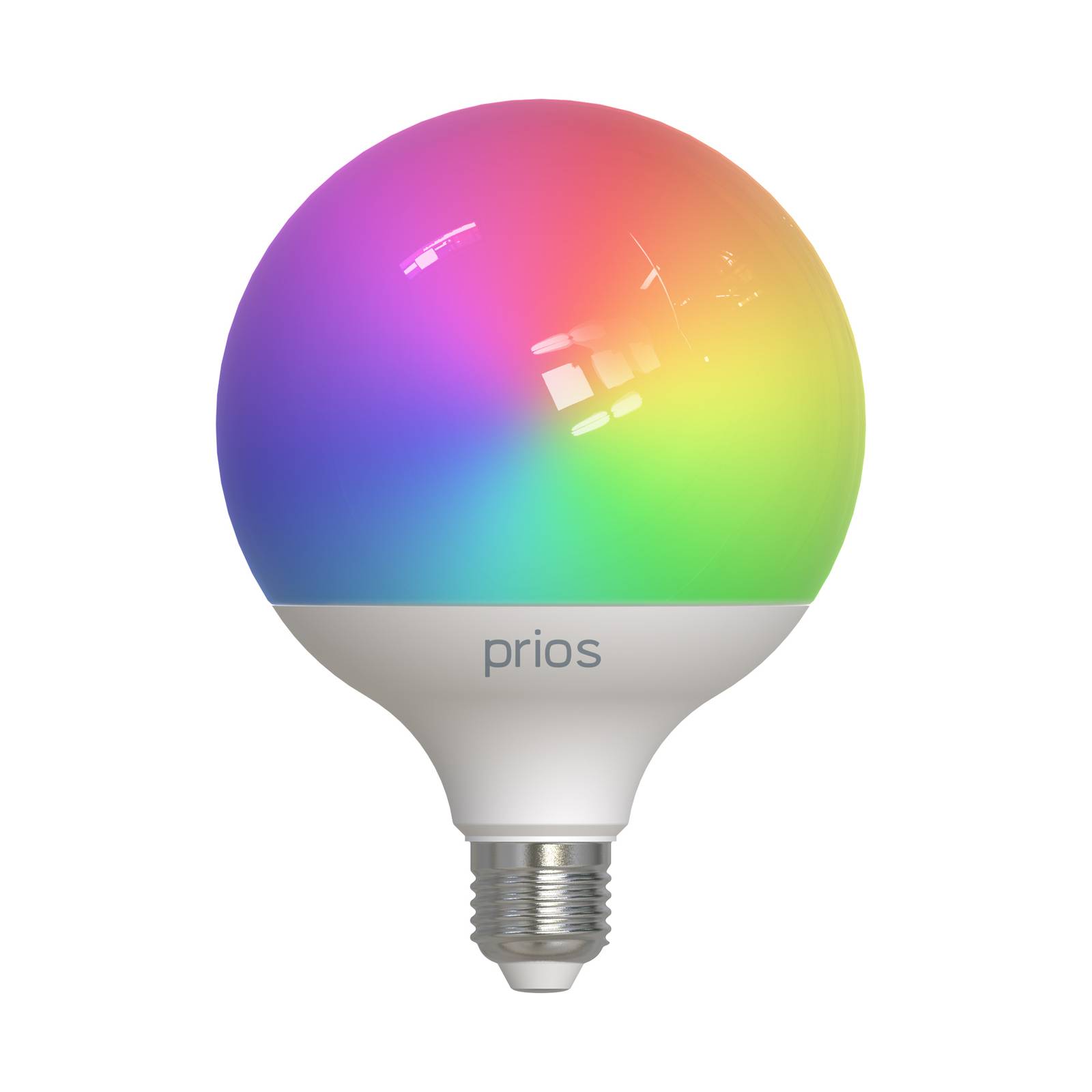PRIOS Smart LED-E27 G125 9W RGB  WLAN matt tunable white