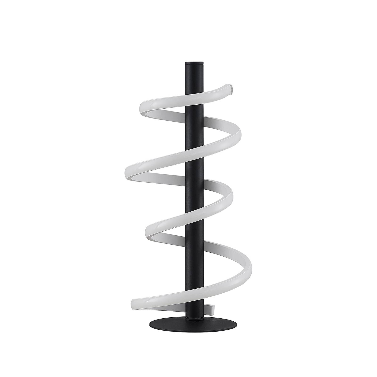 Lucande Kimri LED-Tischleuchte, Spiralform
