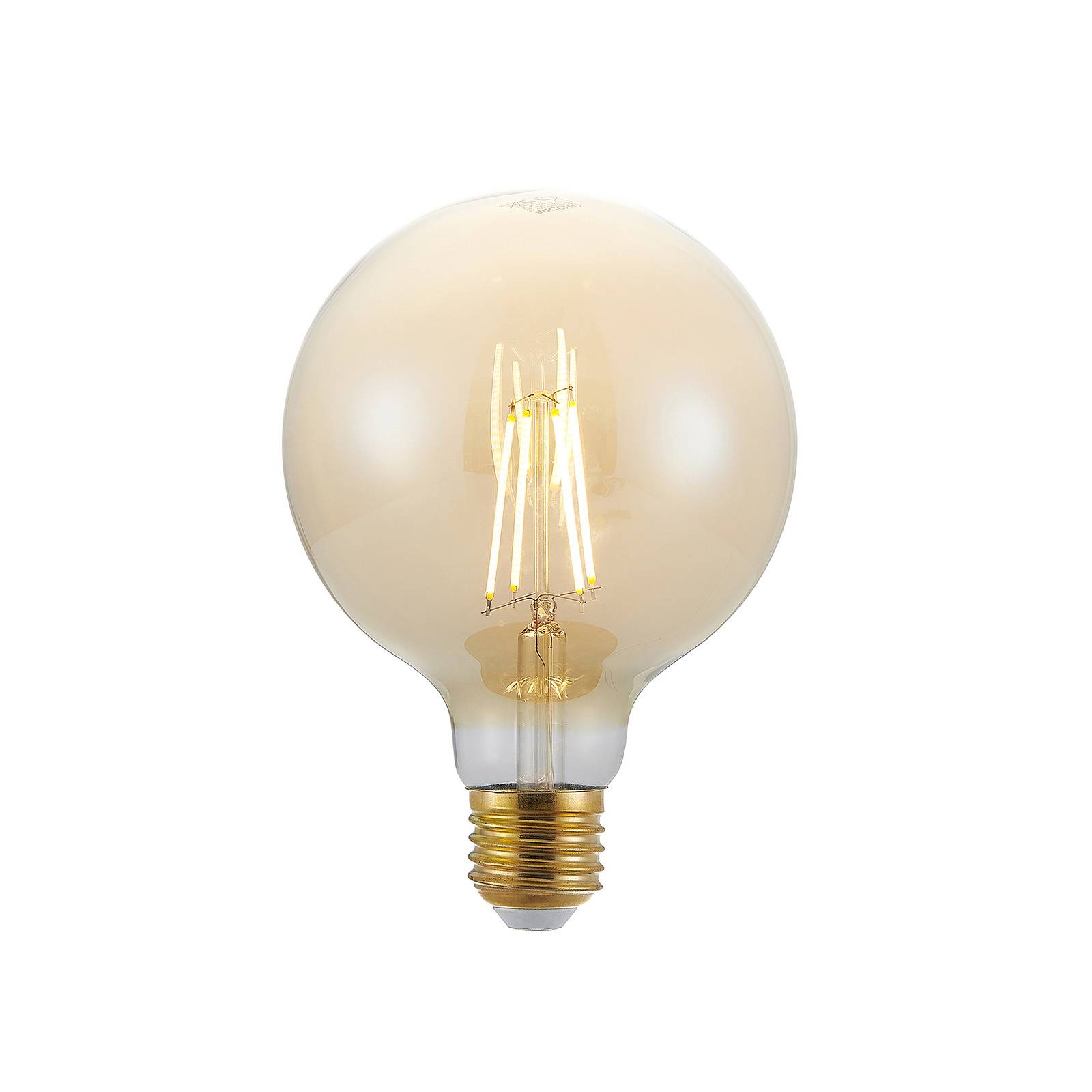 Arcchio LED-Lampe E27 G125 6,5W 2.500K amber 3-Step-Dimmer