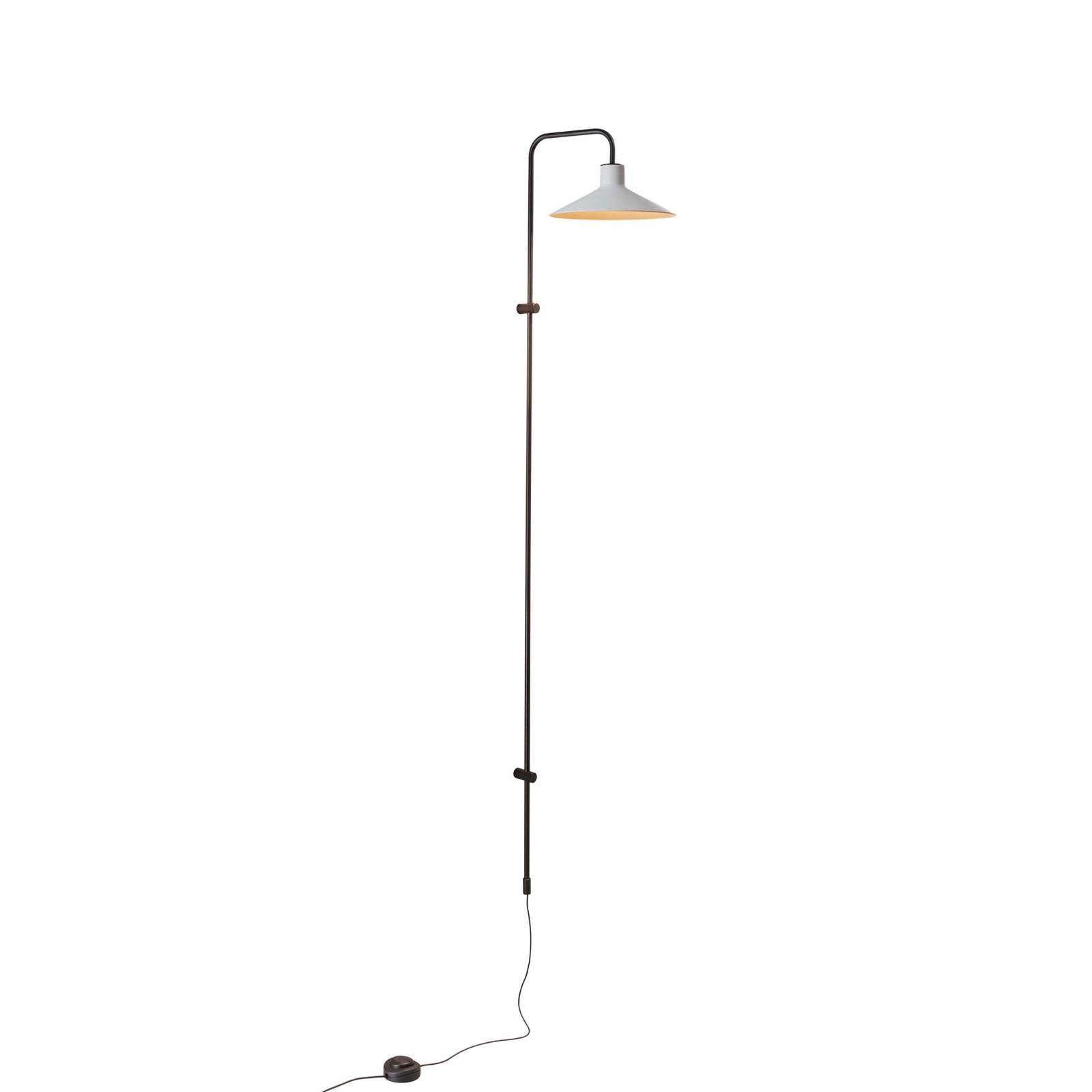 Bover Platet A05 LED-Wandlampe Dimmer, hellgrau