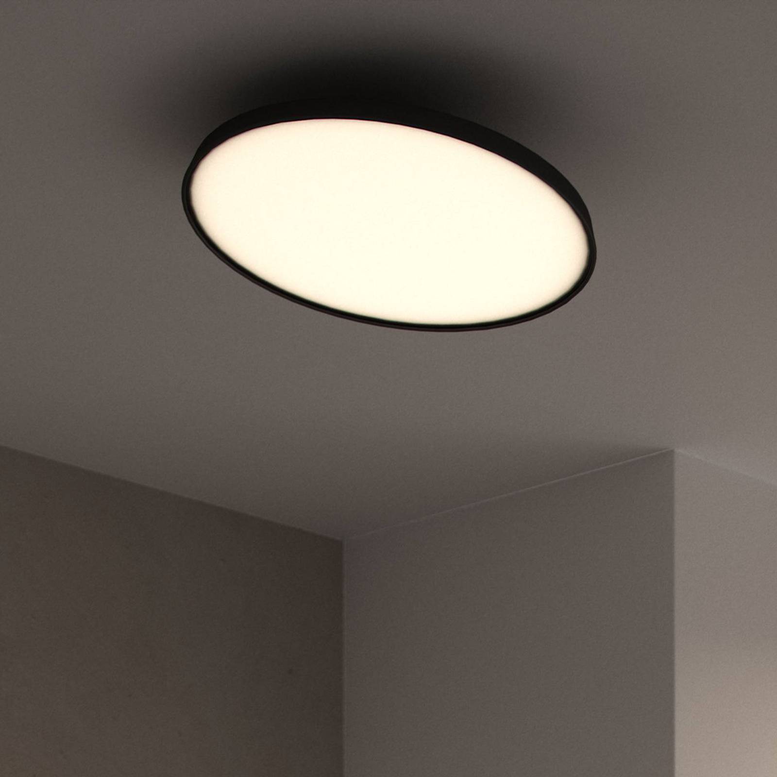 DFTP by Nordlux LED-Deckenleuchte Kaito Pro, schwarz, Ø 38,5 cm