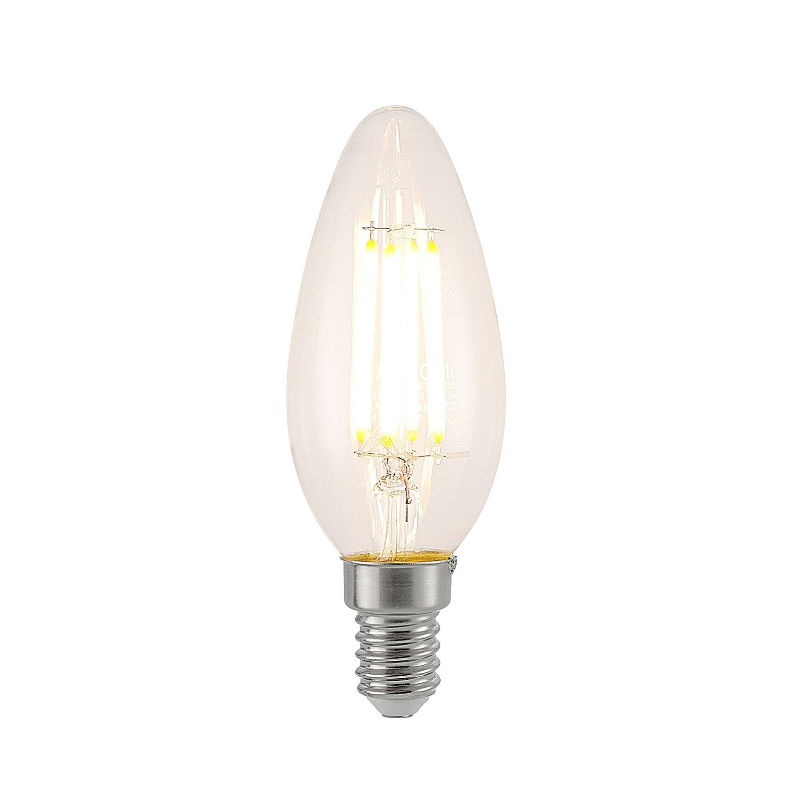 Arcchio LED-Lampe E14 Filament 4W 2.700K 3-Step-Dimmer