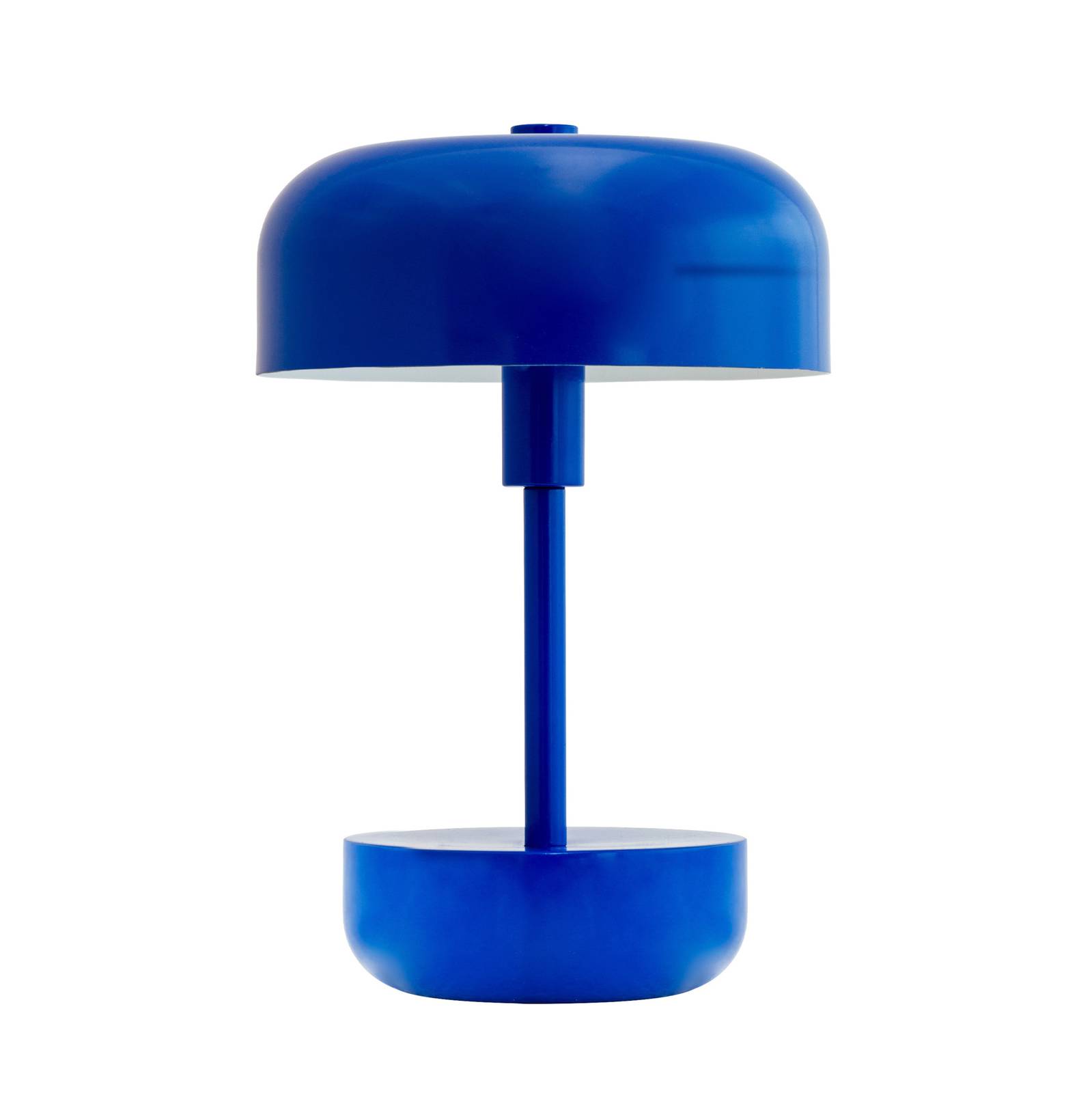 Dyberg Larsen Haipot LED-Tischleuchte Akku blau