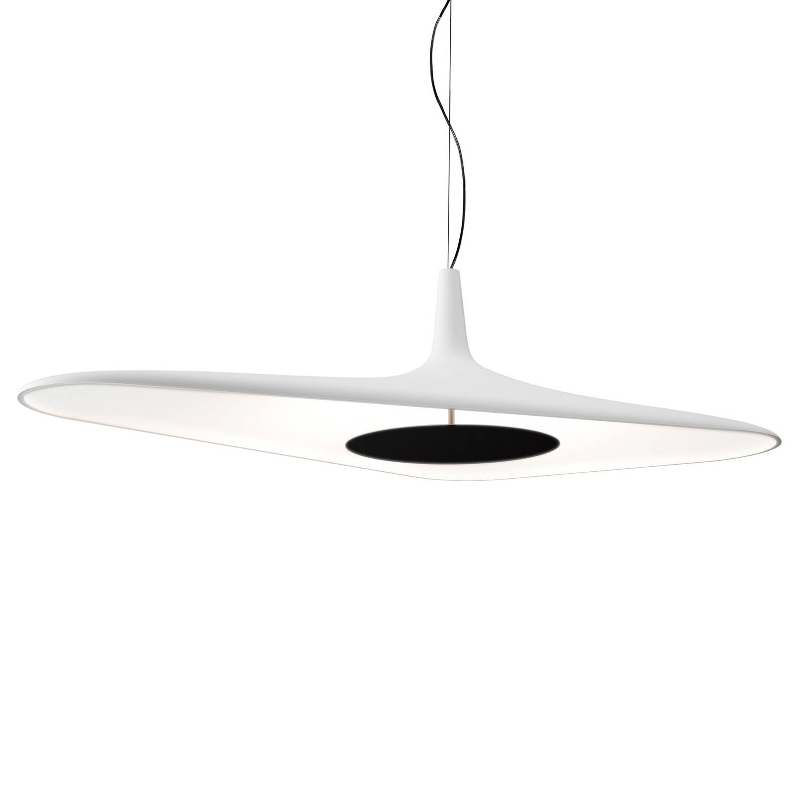 Luceplan Soleil Noir - LED-Pendelleuchte, weiß