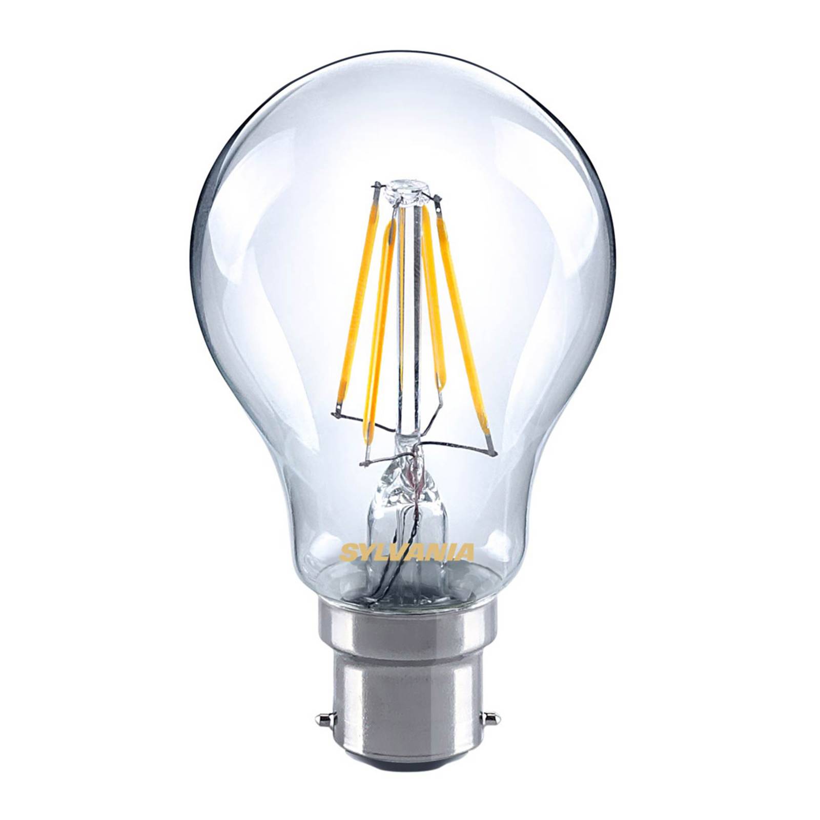 Sylvania LED-Lampe B22 A60 Filament 4,5W 827, klar