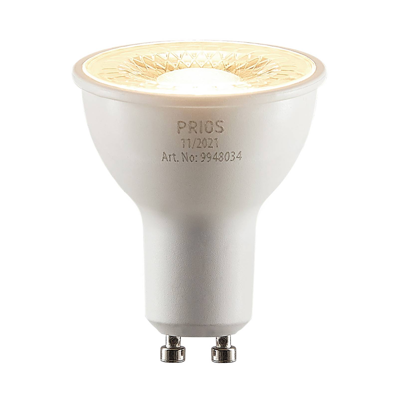 PRIOS LED-Reflektor GU10 8W 3.000K 60°