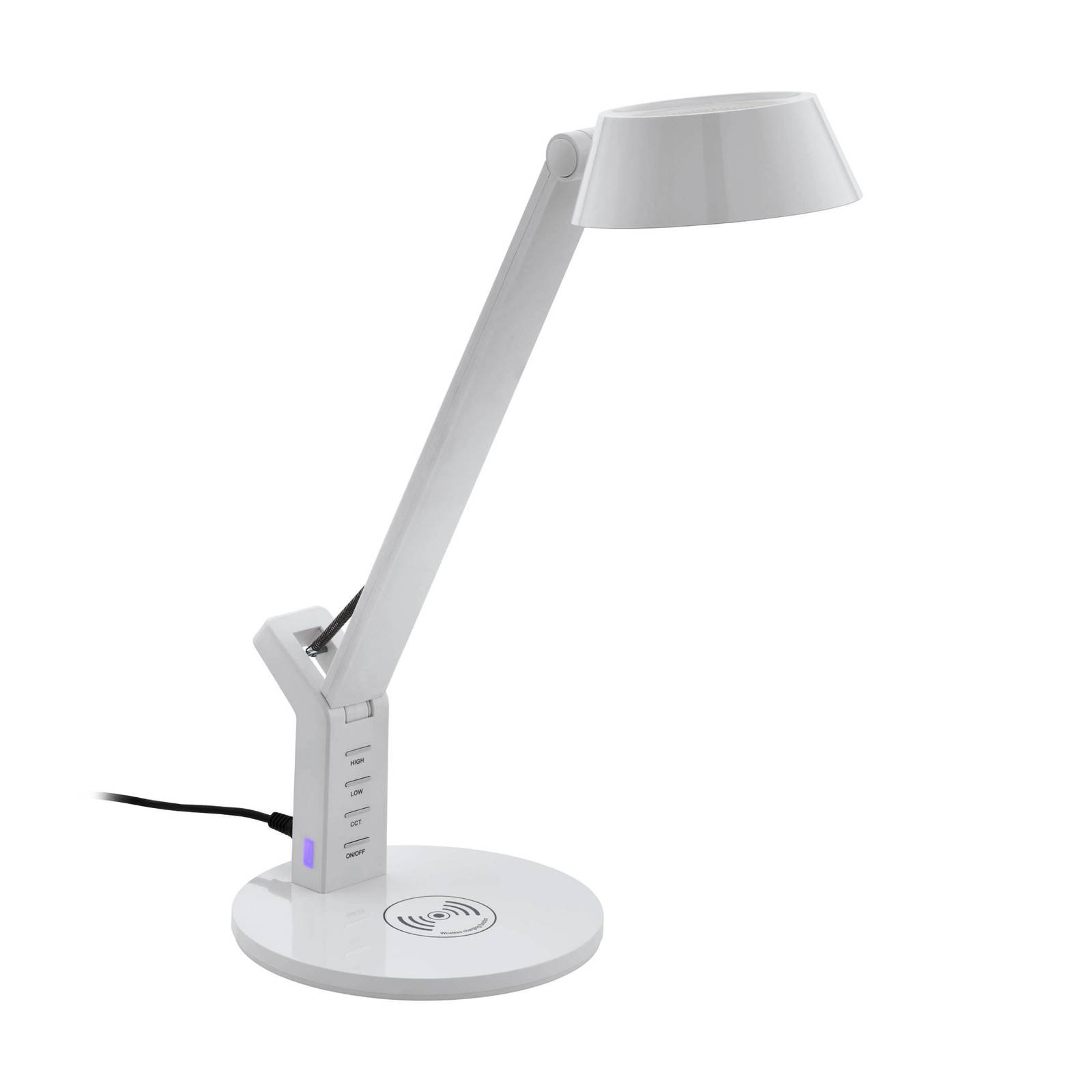 EGLO LED-Tischlampe Banderalo CCT dimmbar QI weiß