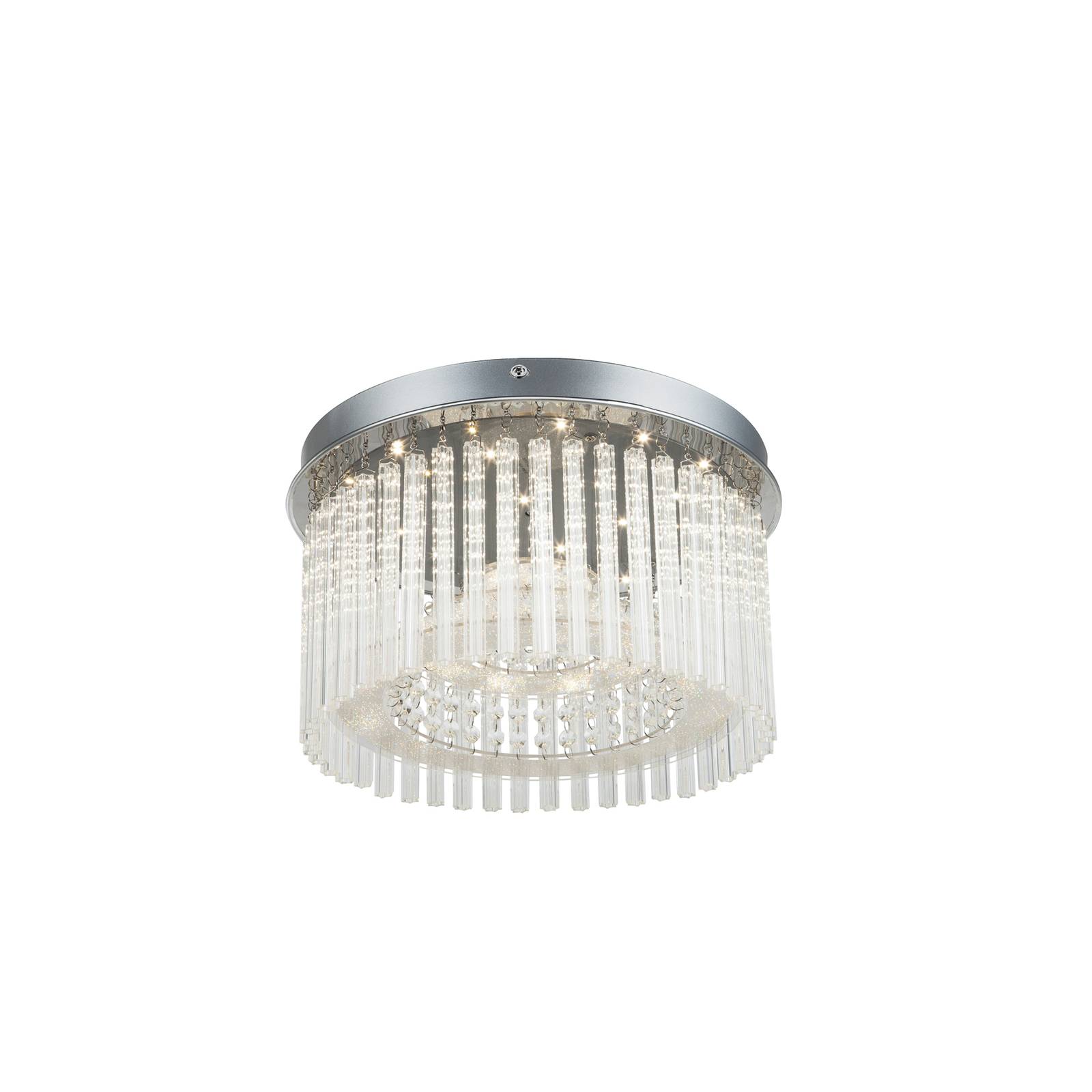 Globo LED-Deckenleuchte Joyce mit Kristallbehang Ø 37 cm