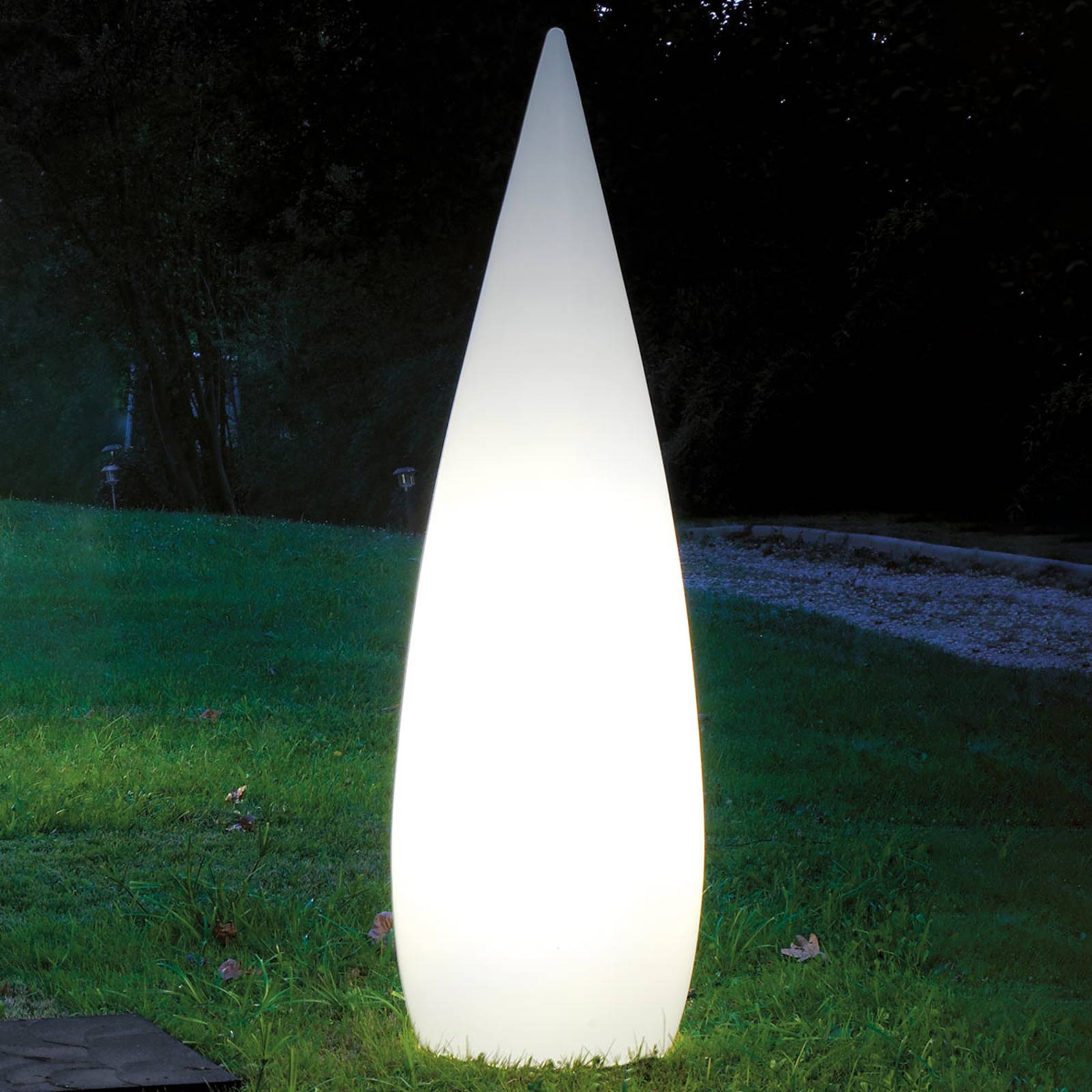 B.lux Standortfeste LED-Außendekolampe Kanpazar A 150 cm