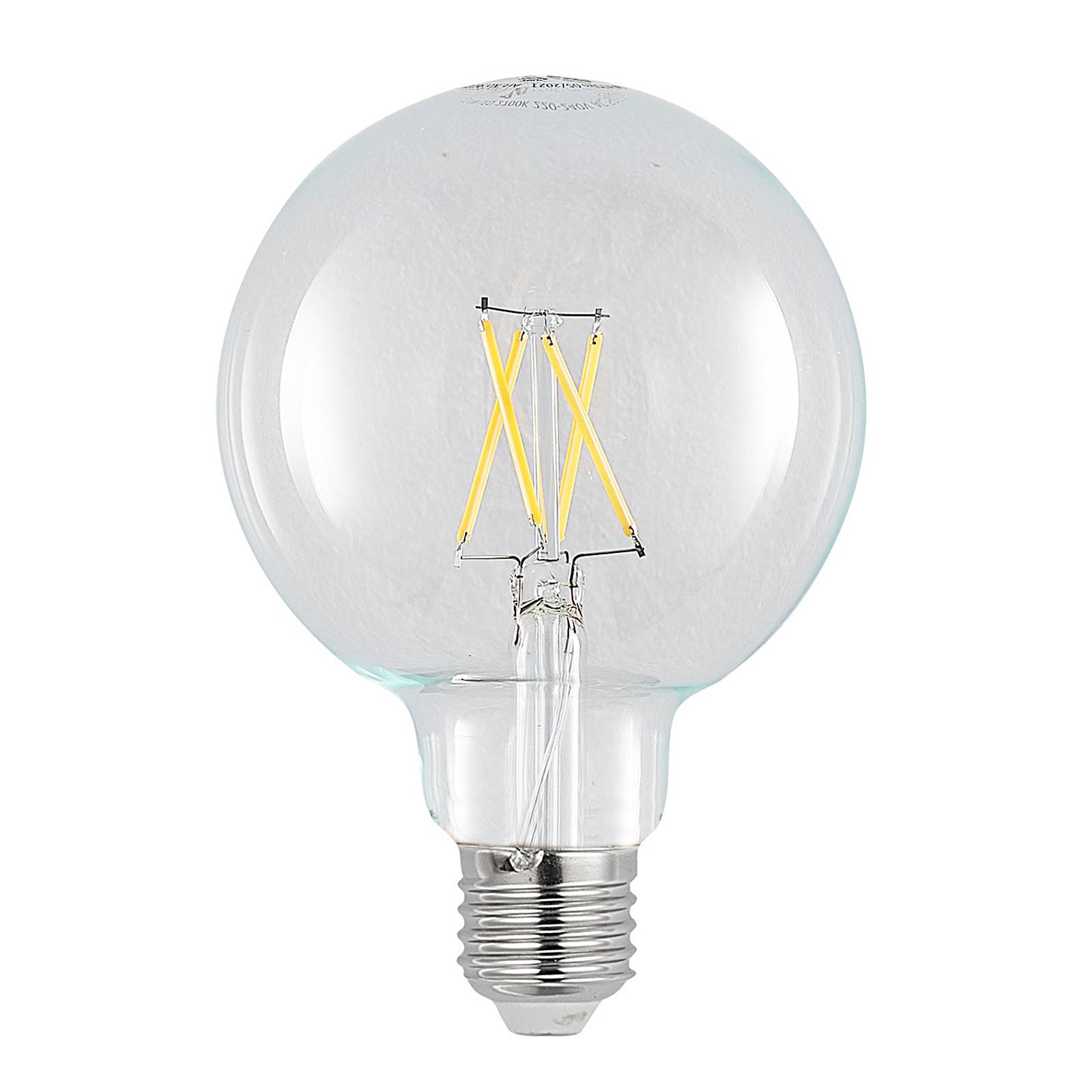 Arcchio LED-Lampe E27 4W 2.700K G95 Globe, Filament, klar