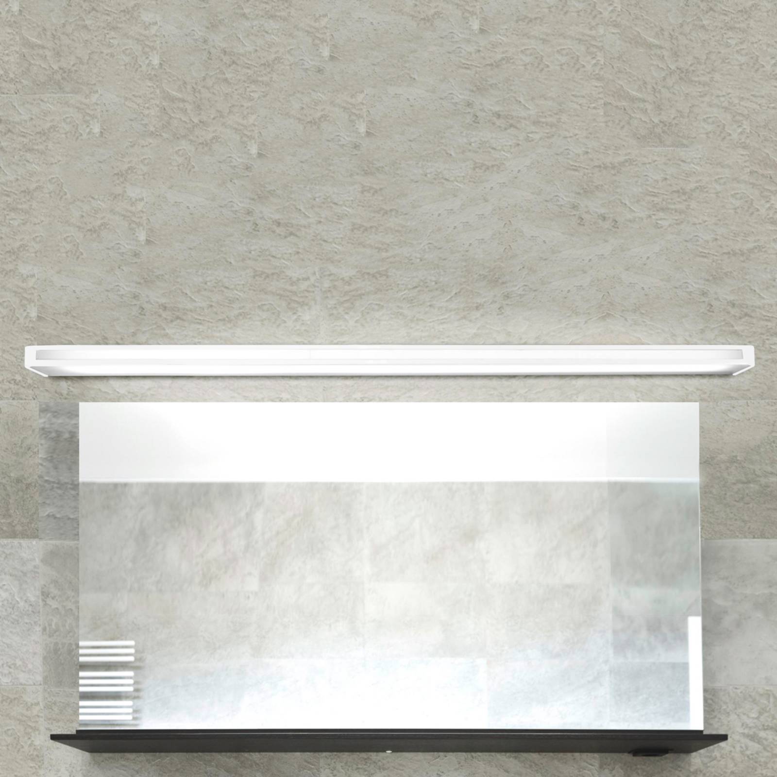 Pujol Iluminación Zeitlose LED-Wandleuchte Arcos, IP20 150 cm, weiß