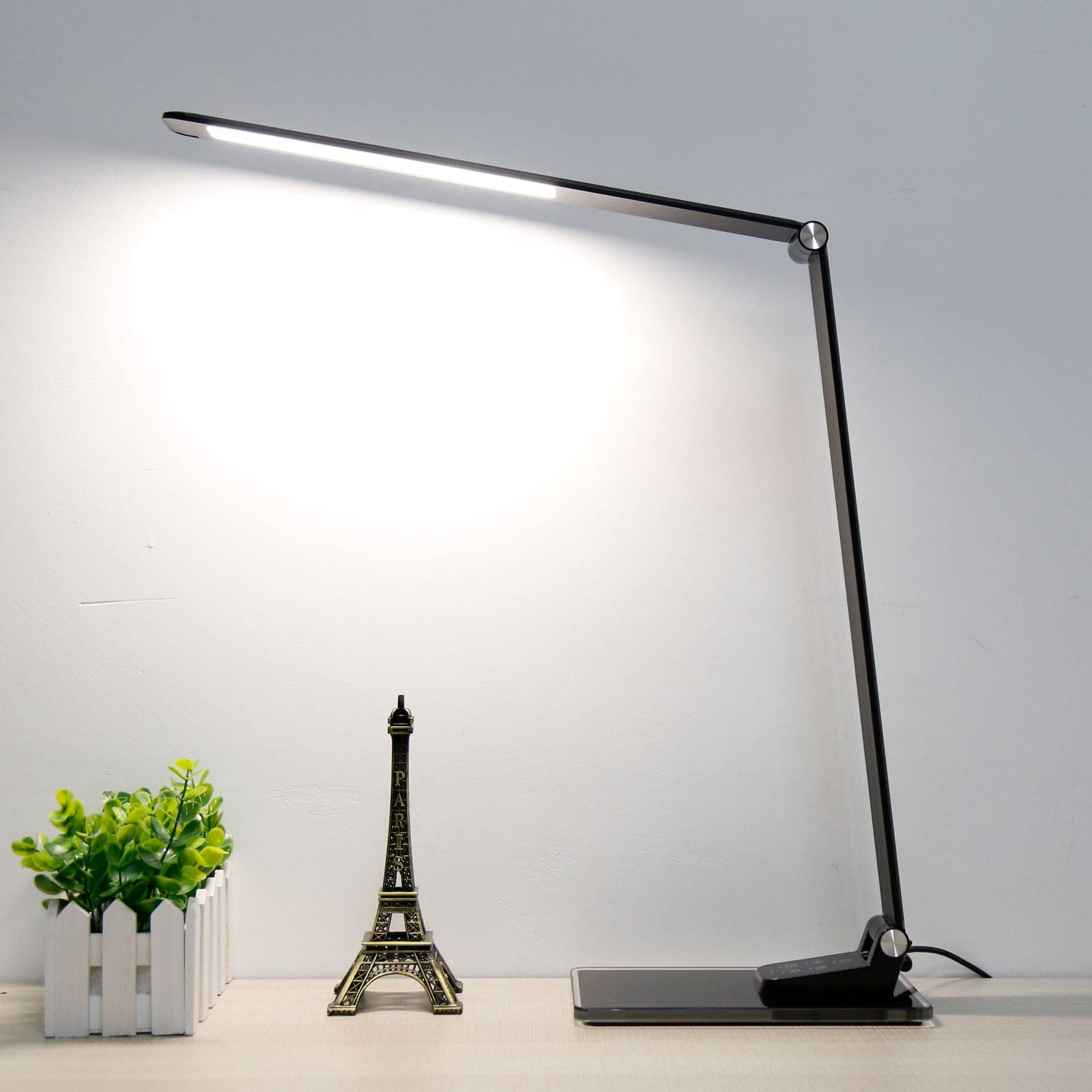 Aluminor LED-Schreibtischleuchte Starglass mit Glassockel