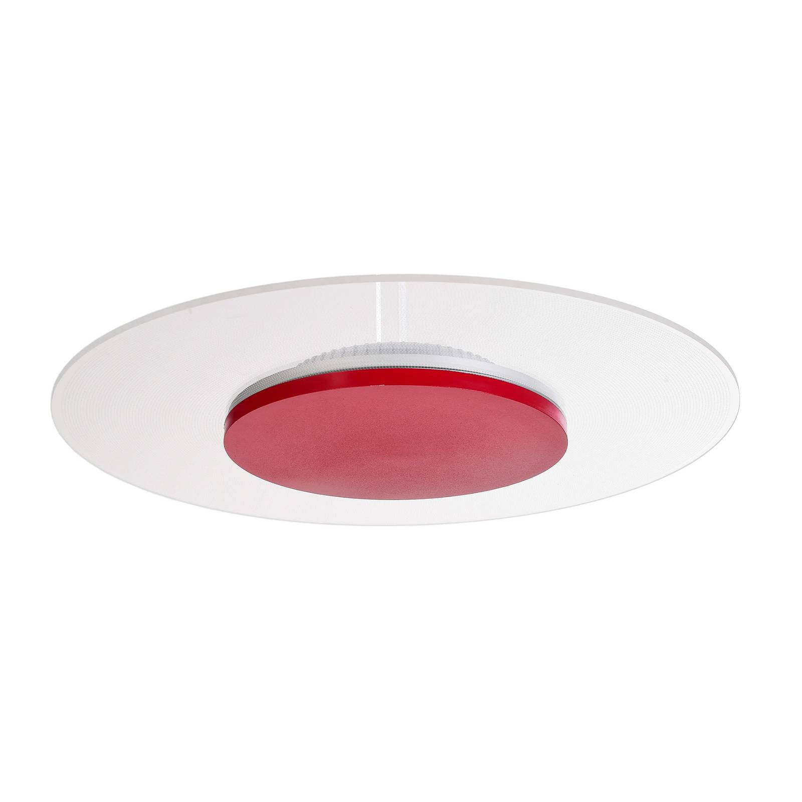 Deko-Light LED-Deckenleuchte Zaniah, 360°-Licht, 24W, rot